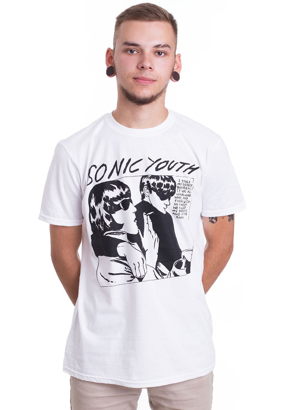 Sonic Youth - Goo Album Cover White - T-Shirt | Men-Image