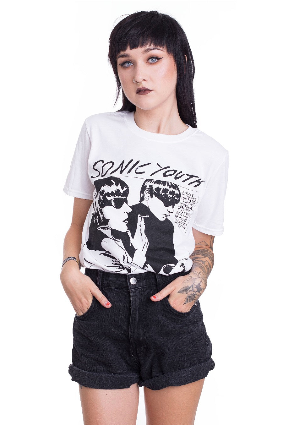 Sonic Youth - Goo Album Cover White - T-Shirt | Women-Image