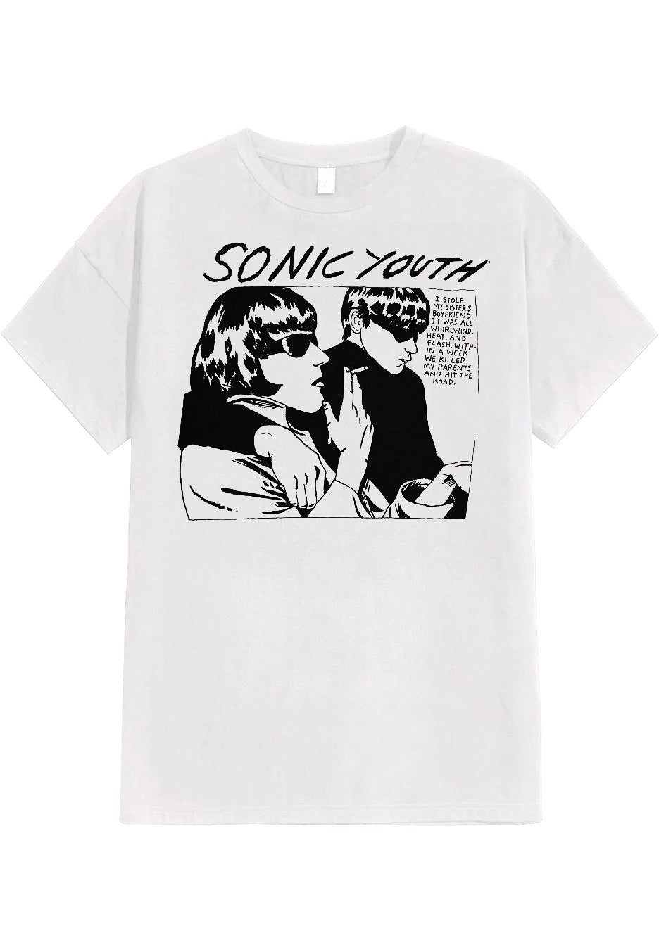 Sonic Youth - Goo Album Cover White - T-Shirt | Neutral-Image