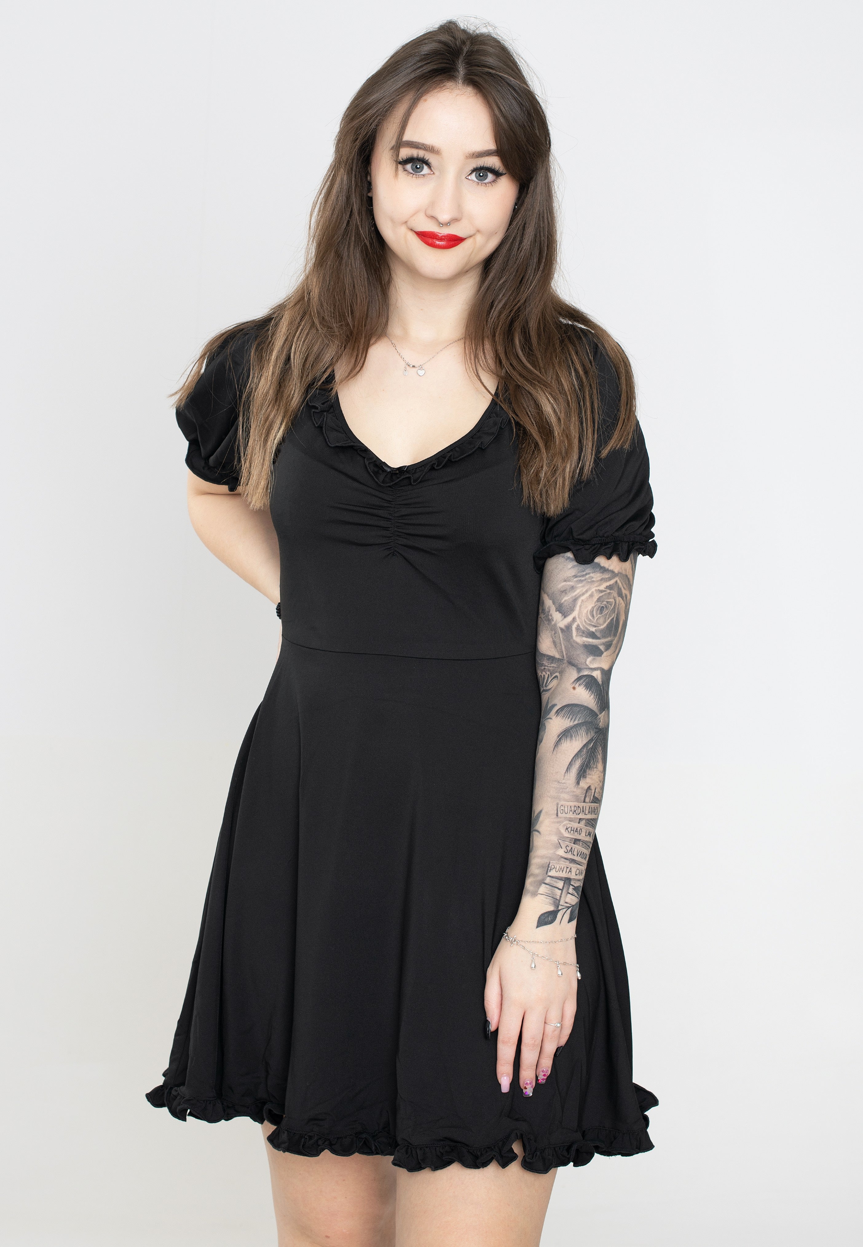 Sourpuss Clothing - Betsy Black - Dress | Women-Image