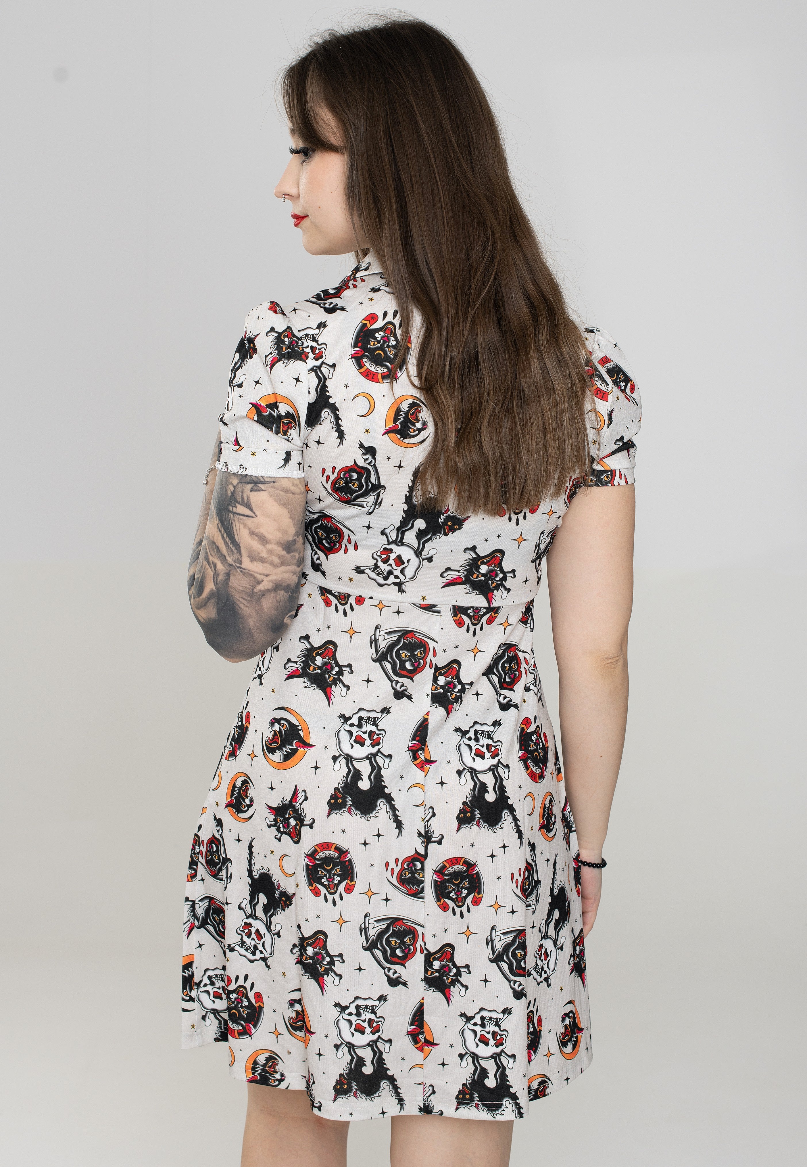 Sourpuss Clothing - Friday The 13Th Rosie White - Dress | Women-Image