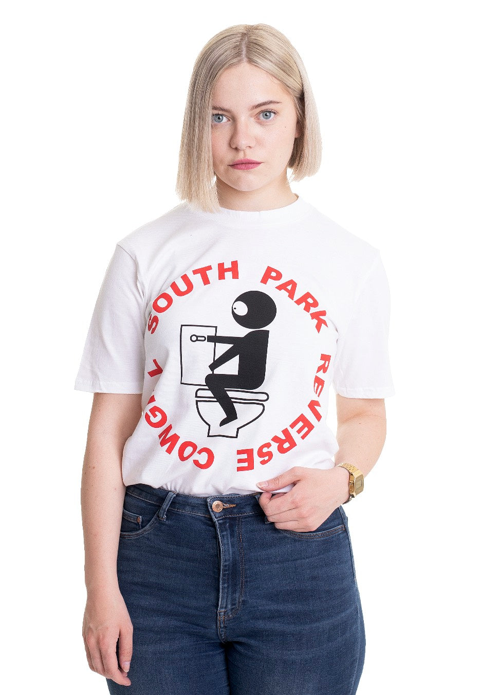 South Park - Reverse Cowgirl White - T-Shirt | Women-Image