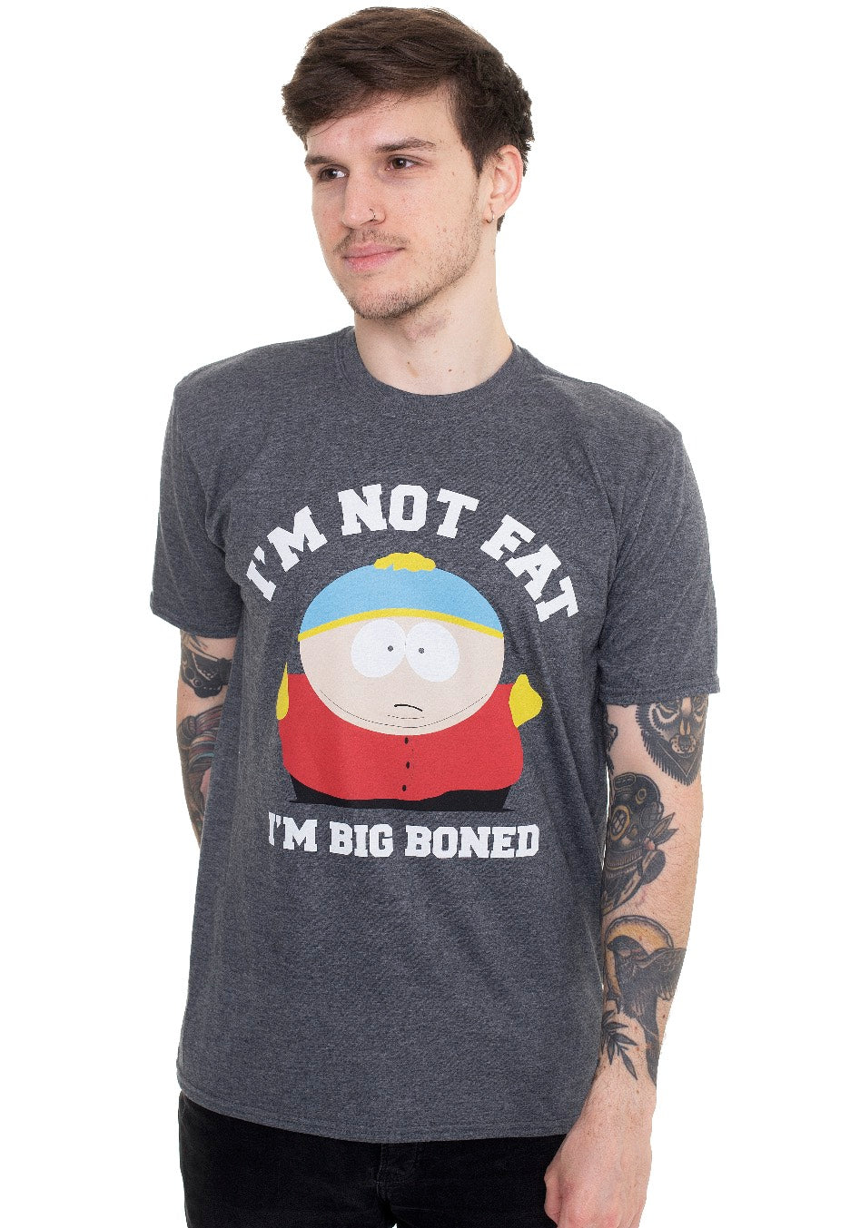 South Park - I'm Not Fat, I'm Big Boned Dark Heather - T-Shirt | Men-Image