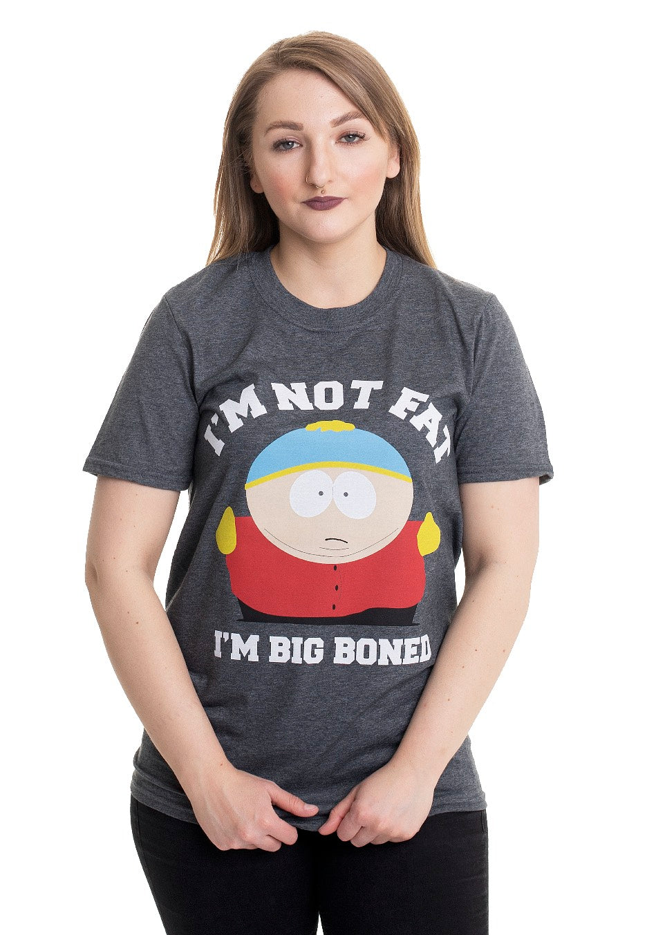 South Park - I'm Not Fat, I'm Big Boned Dark Heather - T-Shirt | Women-Image