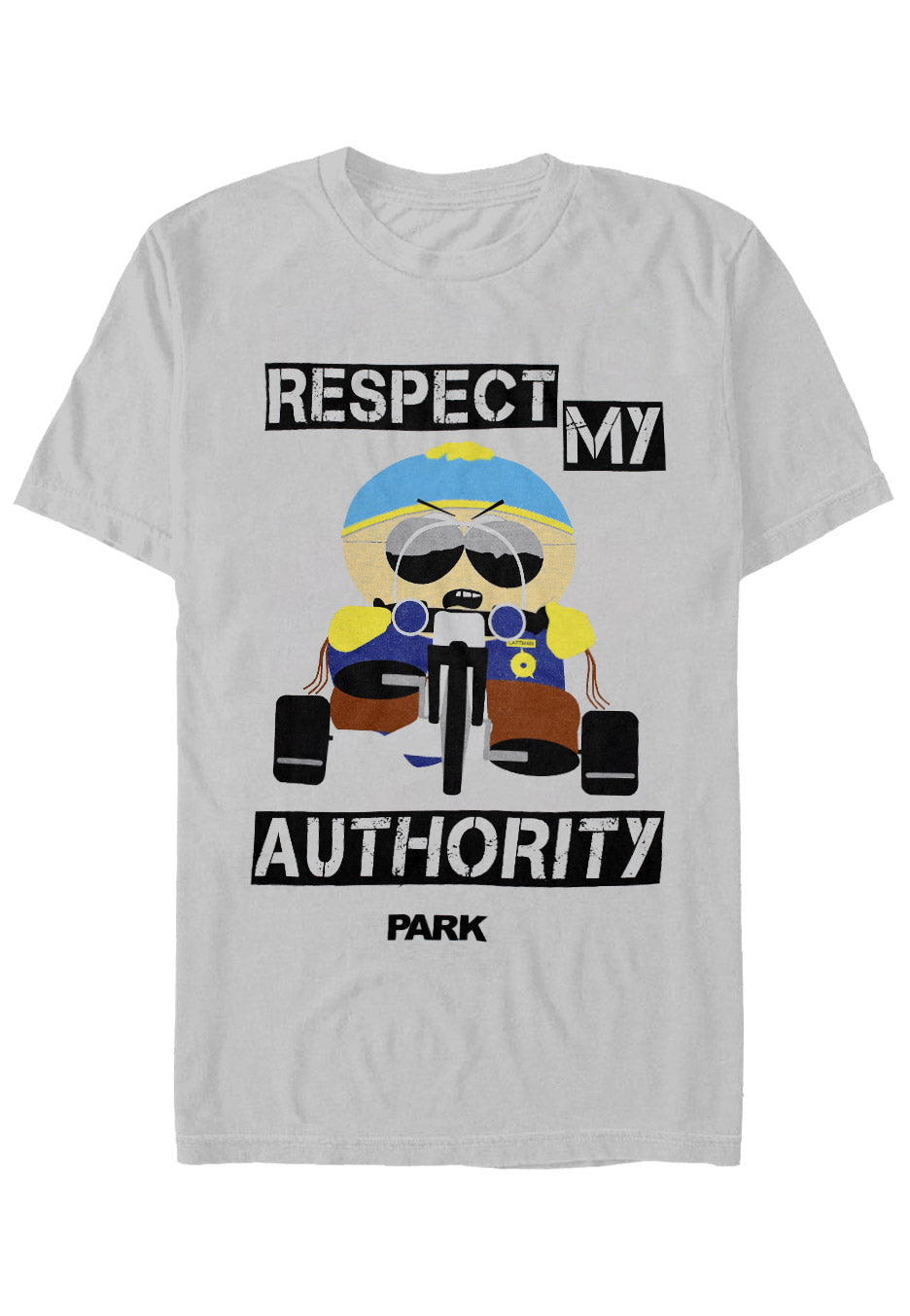 South Park - Respect My Authority Heather Grey - T-Shirt | Neutral-Image