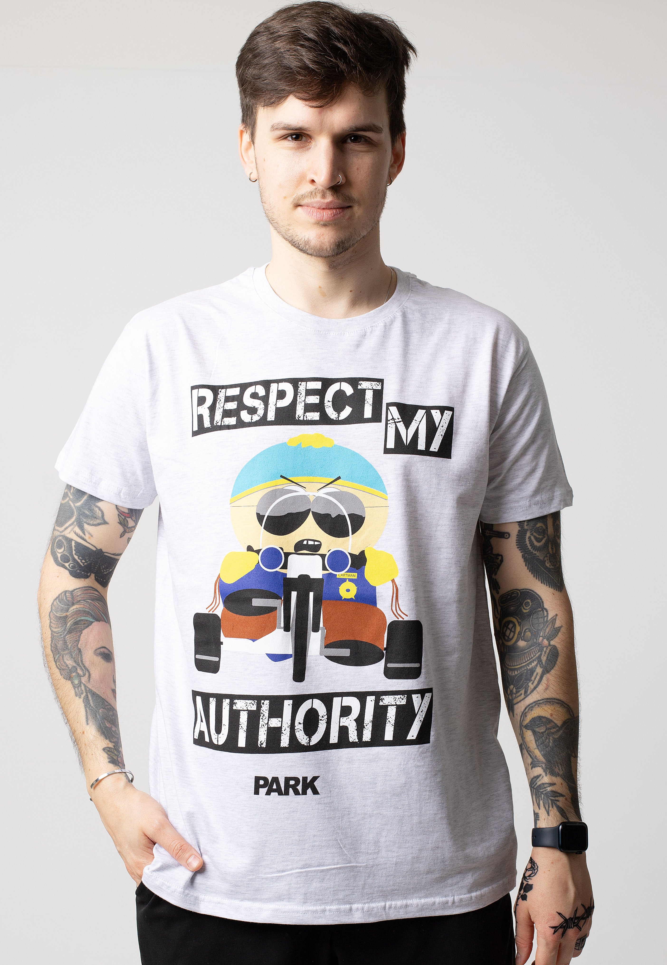 South Park - Respect My Authority Heather Grey - T-Shirt | Men-Image