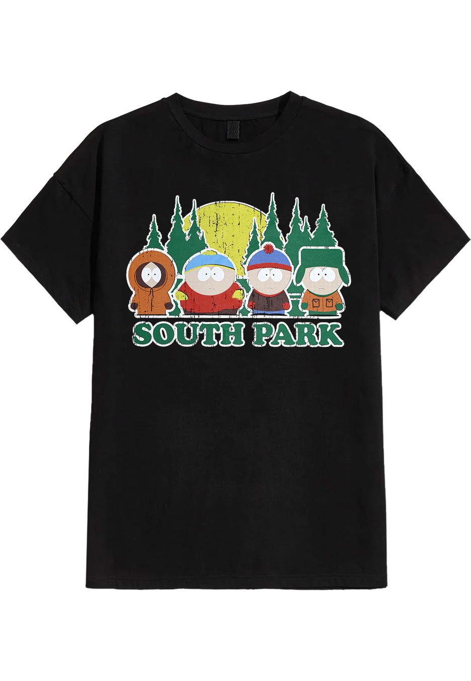 South Park - South Park Distressed - T-Shirt | Neutral-Image