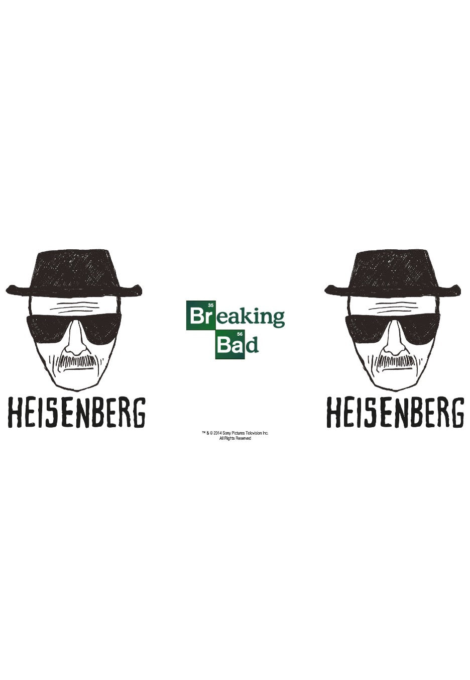 Breaking Bad - Heisenberg Sketch - Mug | Neutral-Image