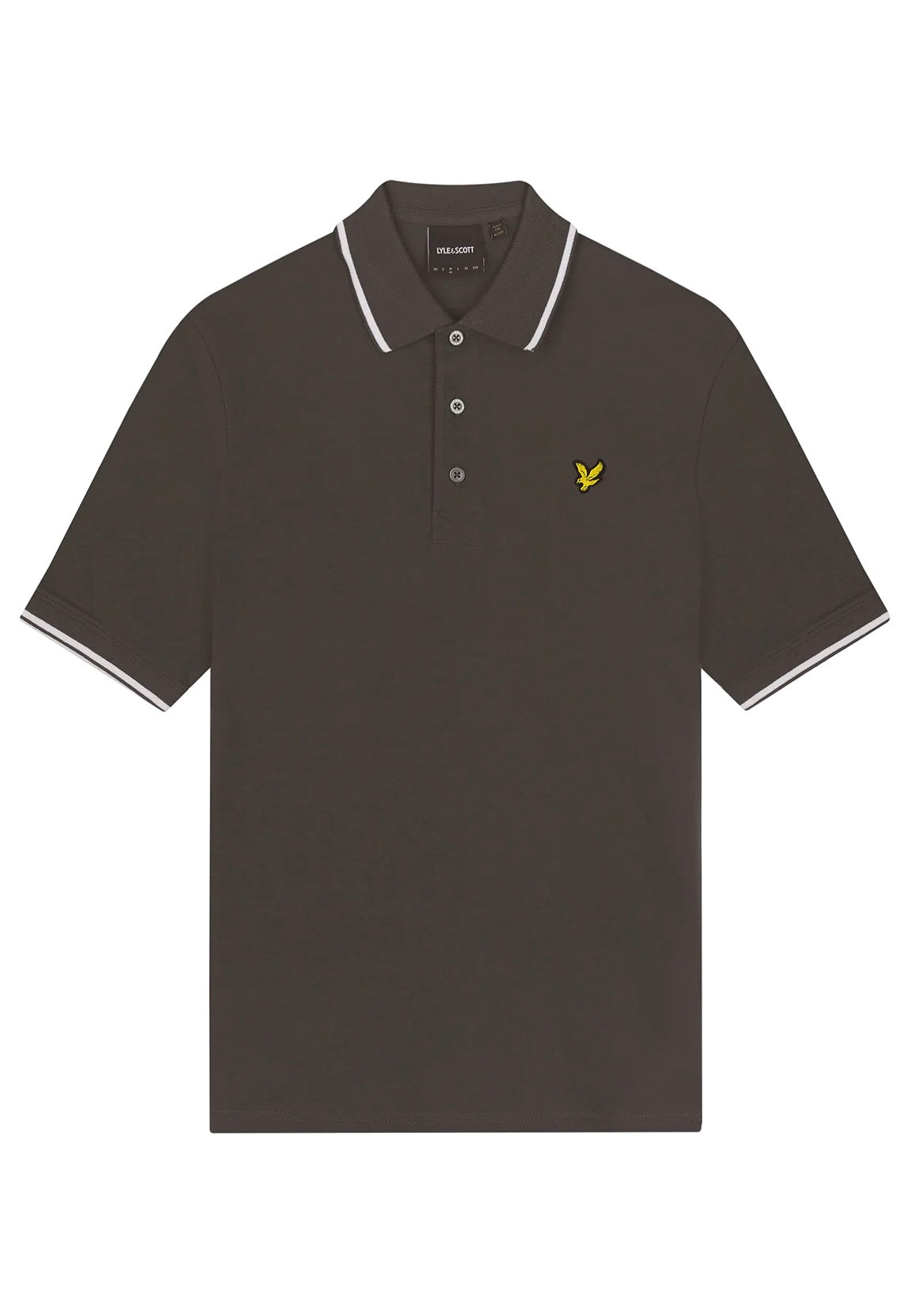 Lyle & Scott - Tipped Gun Metal/White - Polo | Men-Image