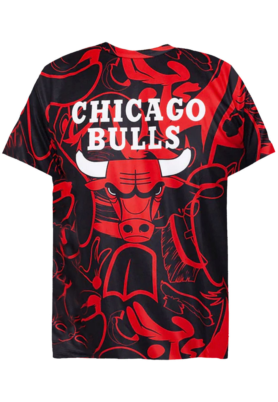 Space Jam - Chicago Bulls: Team In The Paint Red - T-Shirt | Neutral-Image