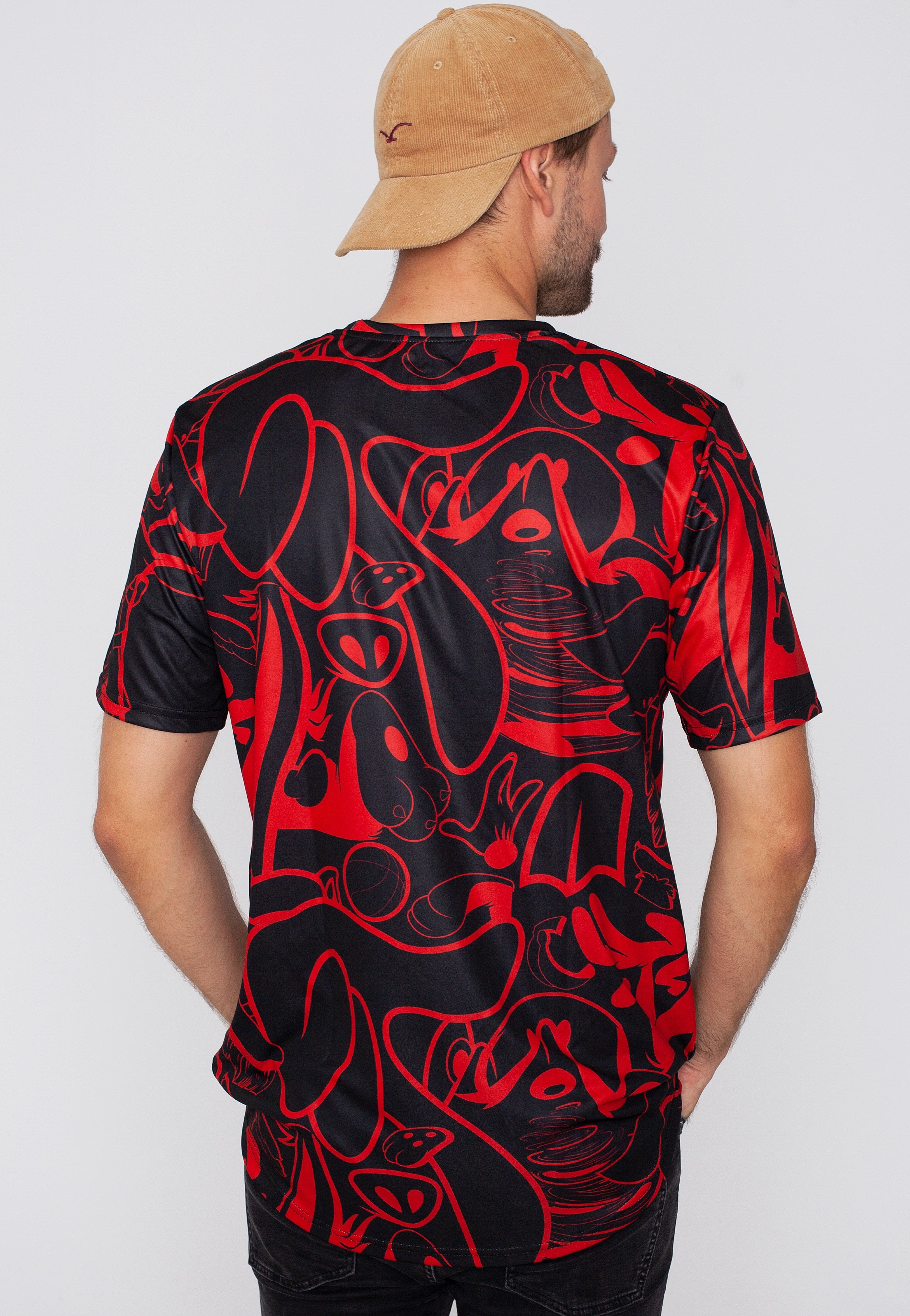 Space Jam - Chicago Bulls: Team In The Paint Red - T-Shirt | Men-Image