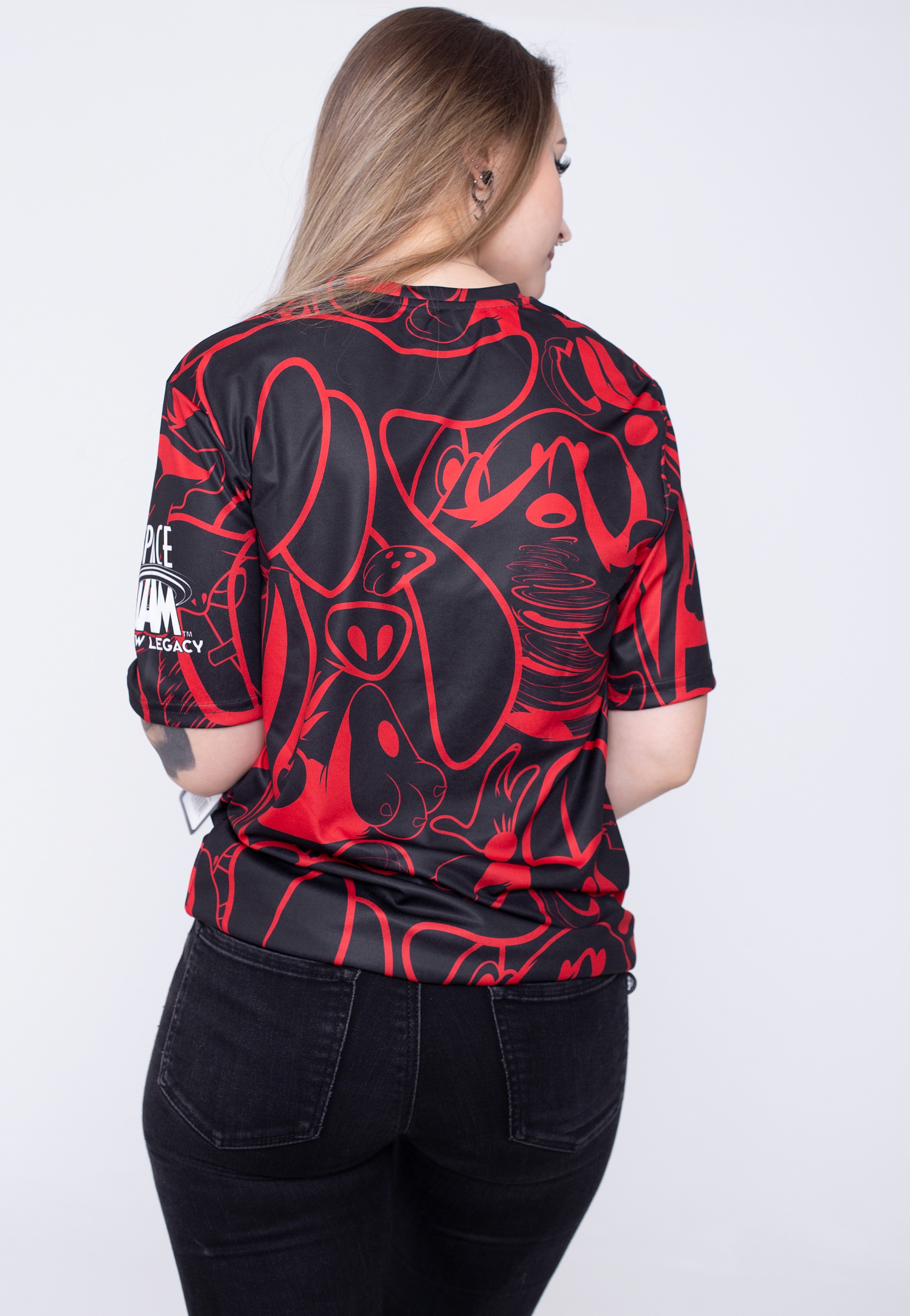 Space Jam - Chicago Bulls: Team In The Paint Red - T-Shirt | Women-Image