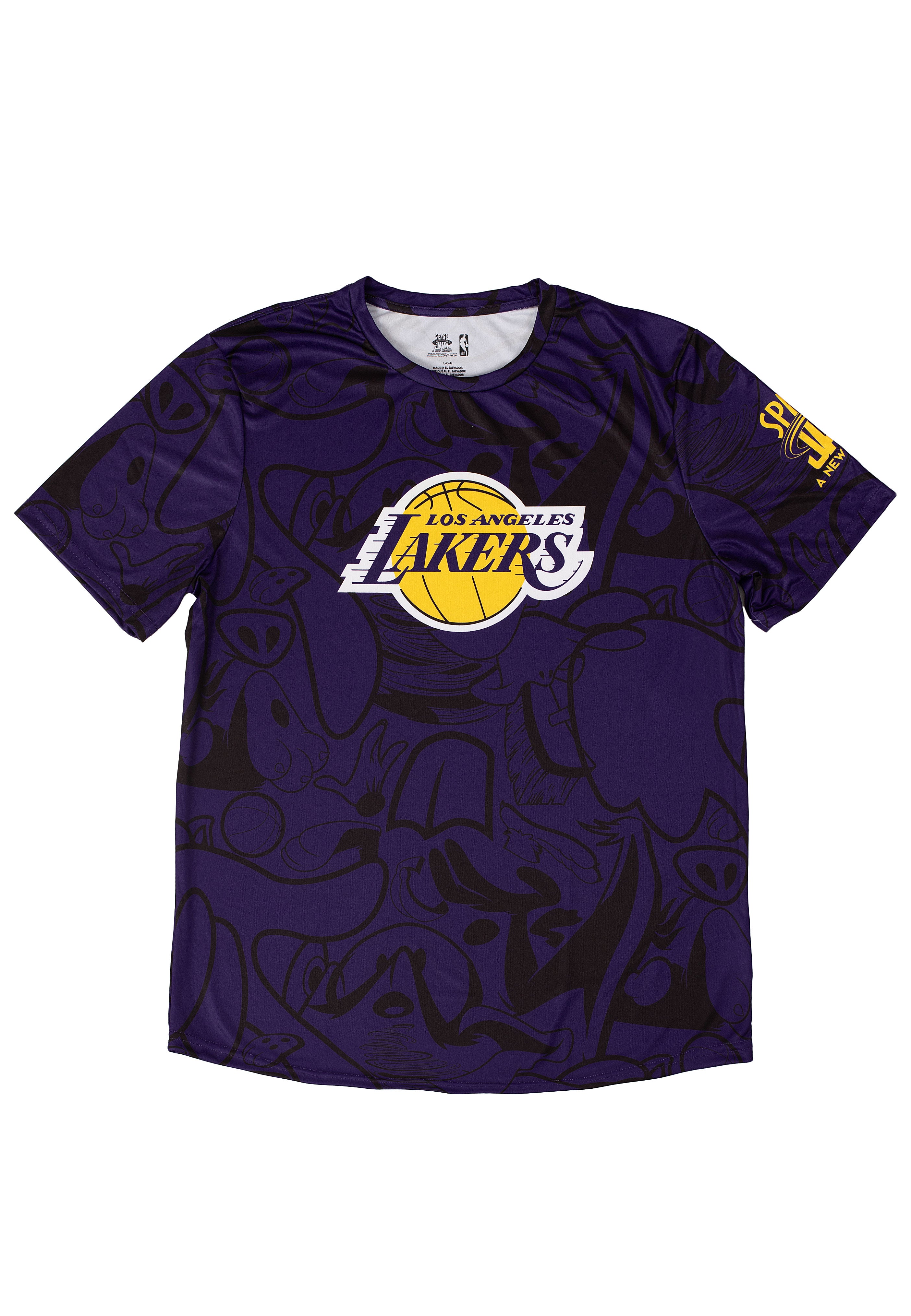 Space Jam - LA Lakers: Team In The Paint Purple - T-Shirt | Neutral-Image