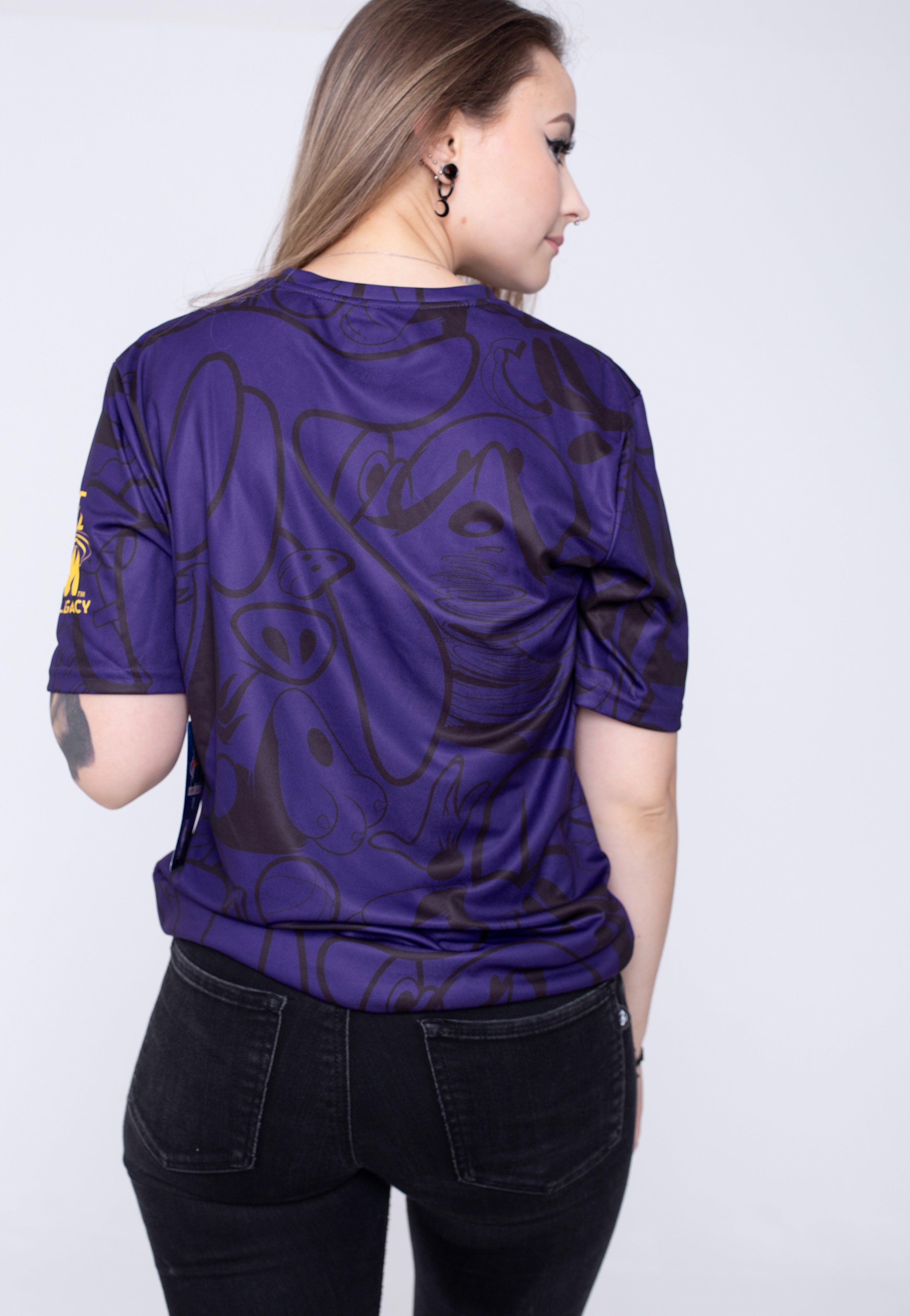 Space Jam - LA Lakers: Team In The Paint Purple - T-Shirt | Women-Image