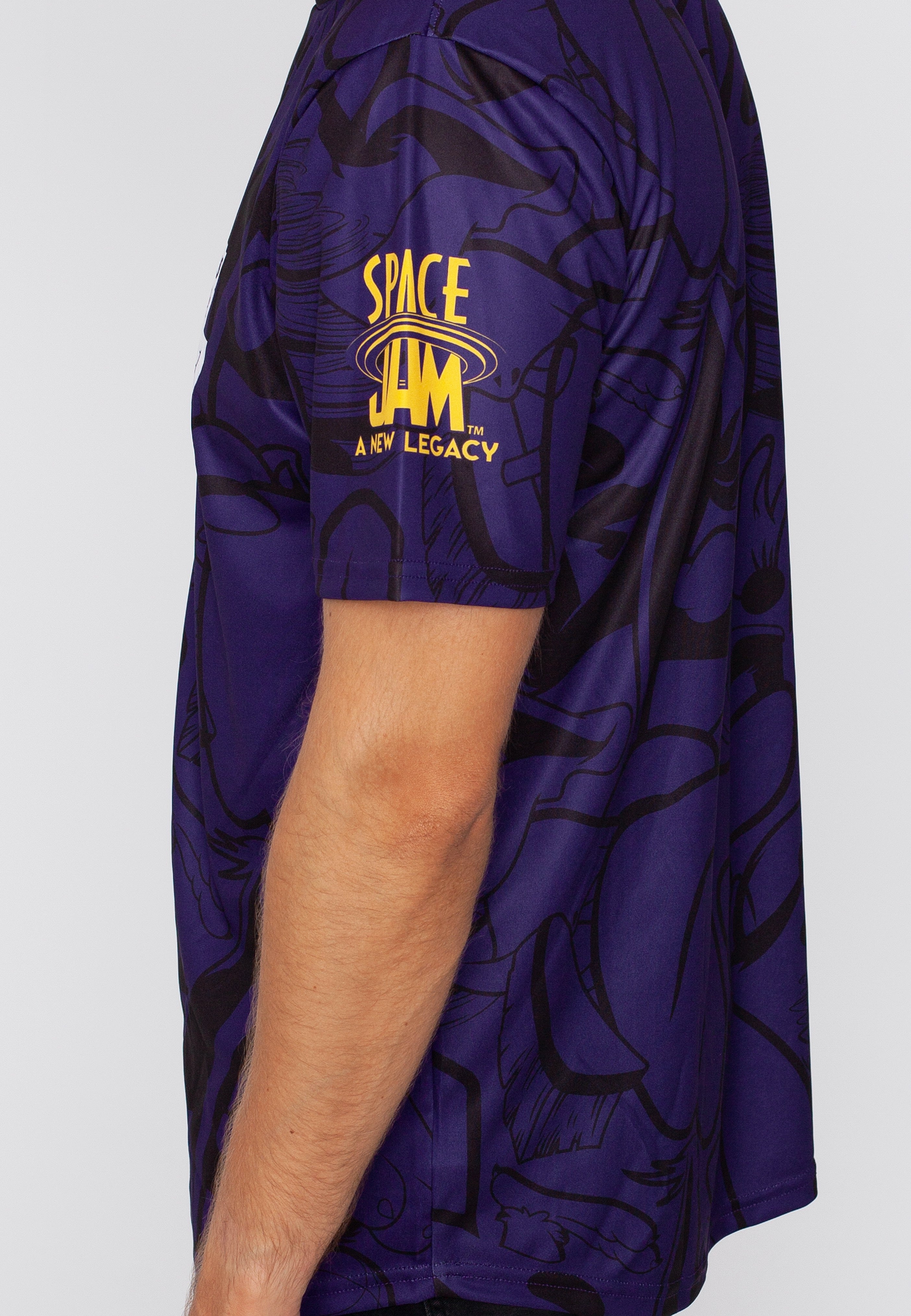 Space Jam - LA Lakers: Team In The Paint Purple - T-Shirt | Men-Image