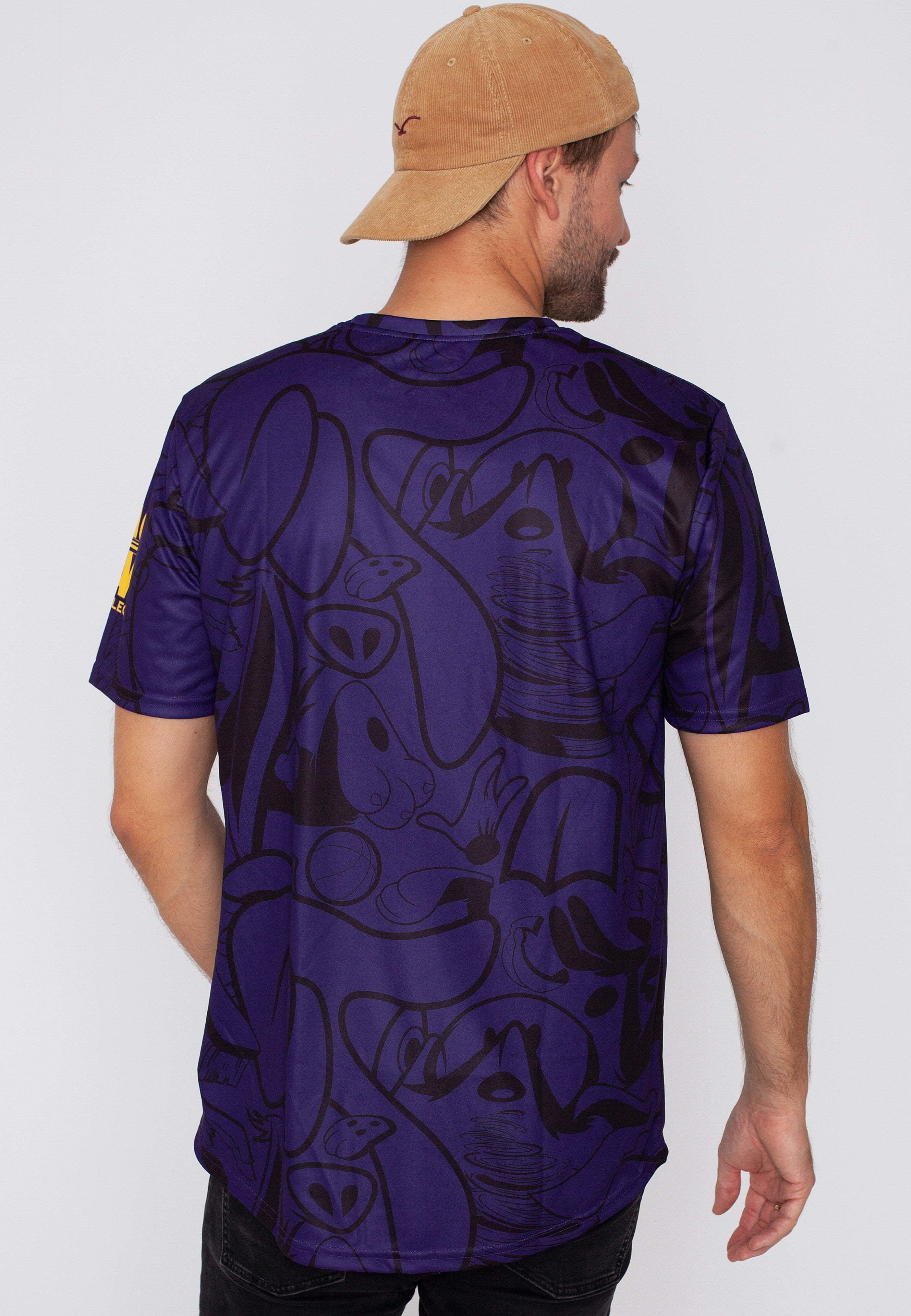 Space Jam - LA Lakers: Team In The Paint Purple - T-Shirt | Men-Image