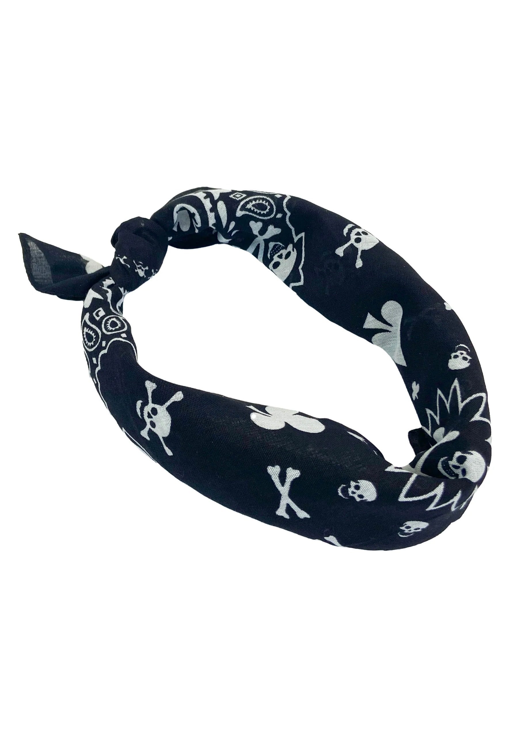 Pamela Mann - Hearts And Spades Black And White - Bandana | Neutral-Image