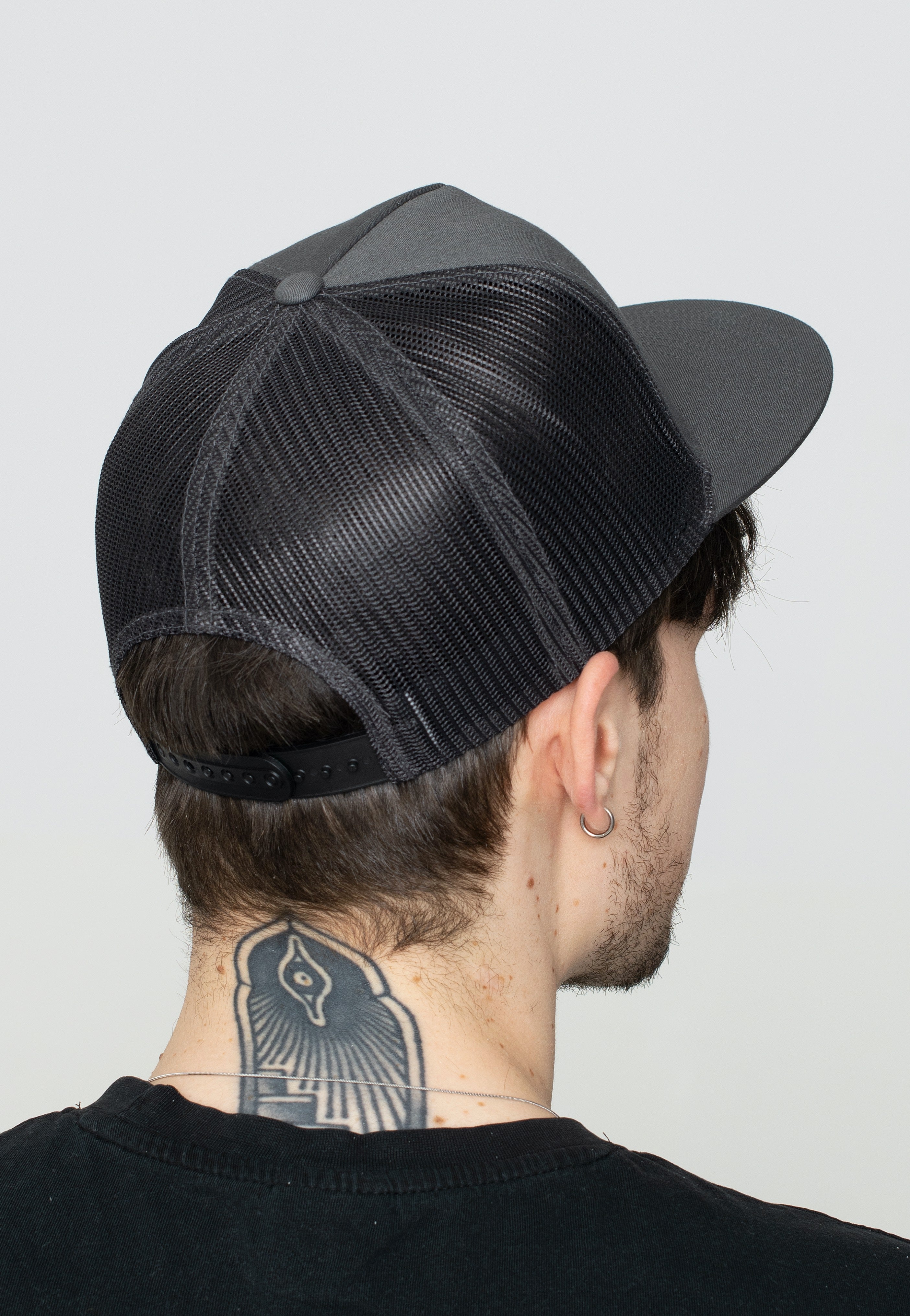 Lucky 13 - LCSB5PA 28 The Panther Head Poplin Mesh Charcoal - Cap | Neutral-Image