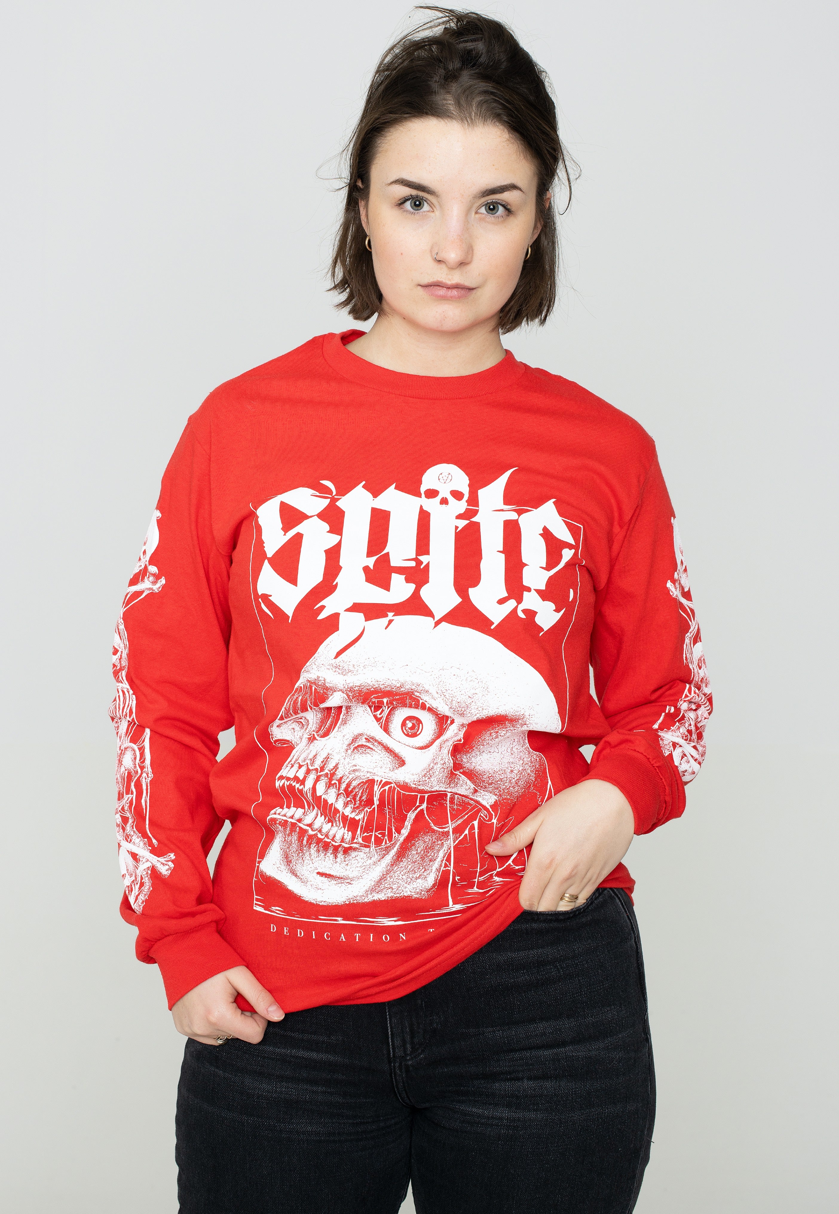 Spite - Skull Red - Longsleeve | Women-Image