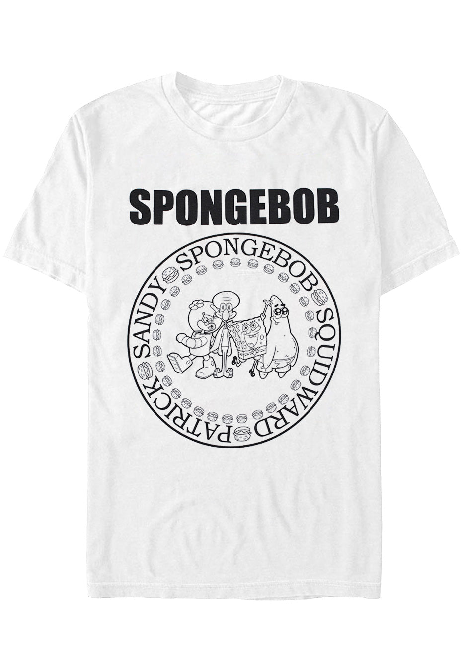 SpongeBob SquarePants - Sponge Gang White - T-Shirt | Neutral-Image