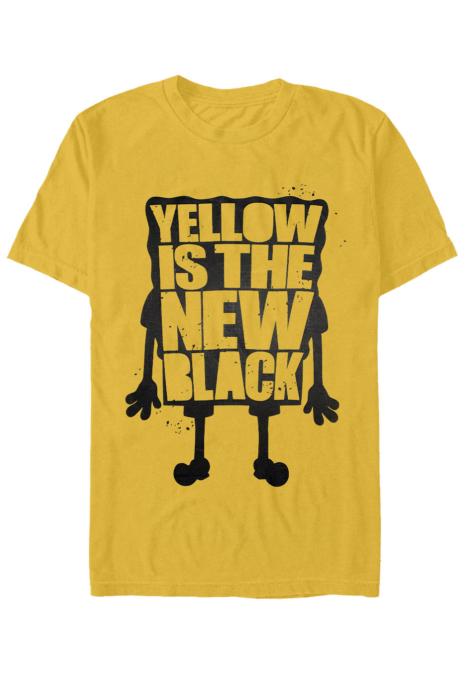 SpongeBob SquarePants - Yellow Is The New Black Yellow - T-Shirt | Neutral-Image