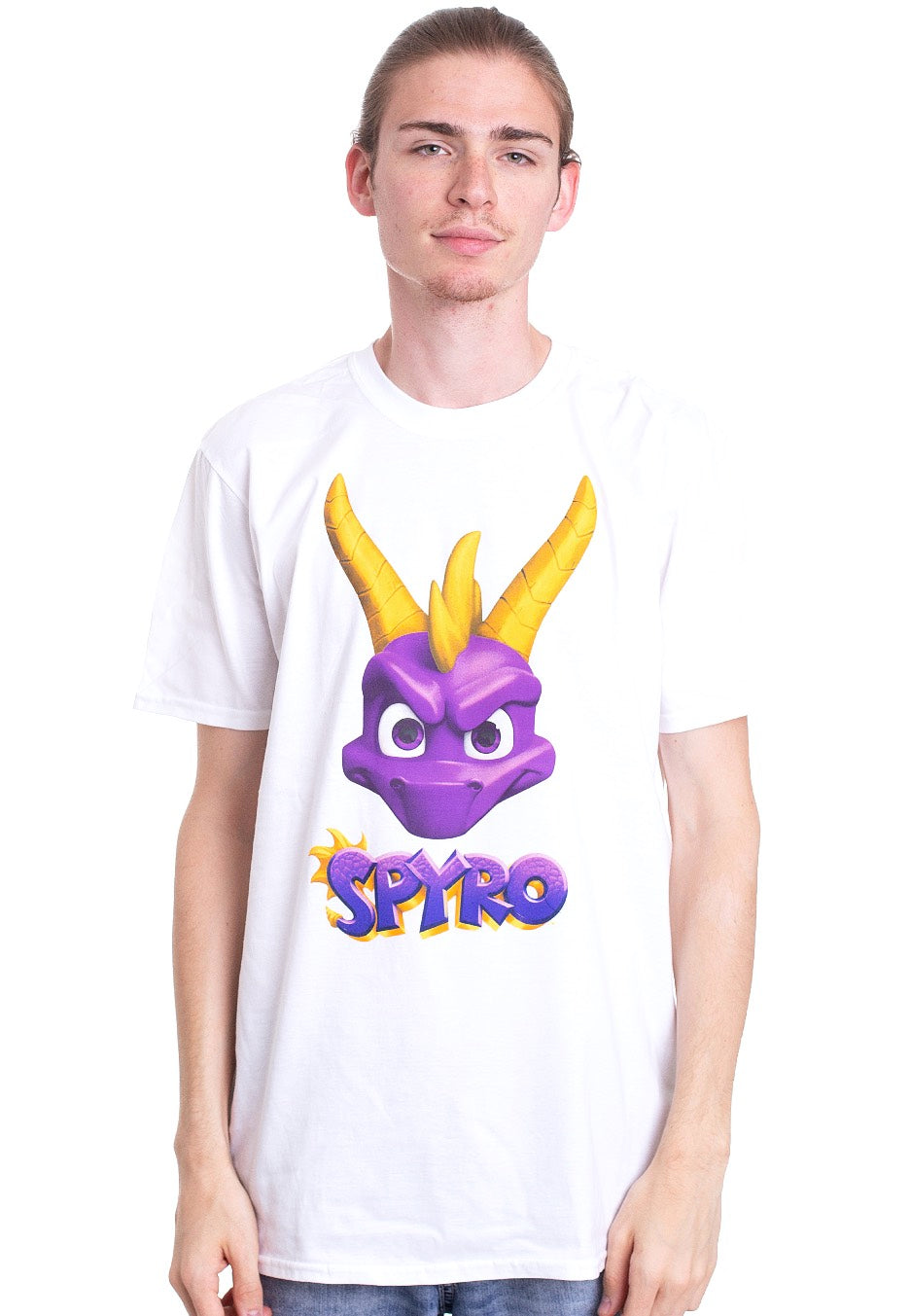 Spyro - Face Logo White - T-Shirt | Men-Image