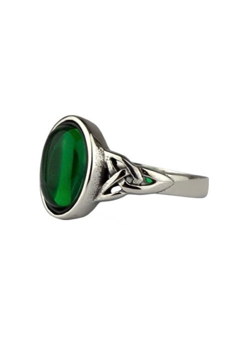 etNox - Celtic Green Silver - Ring | Neutral-Image