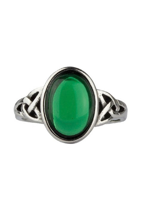 etNox - Celtic Green Silver - Ring | Neutral-Image