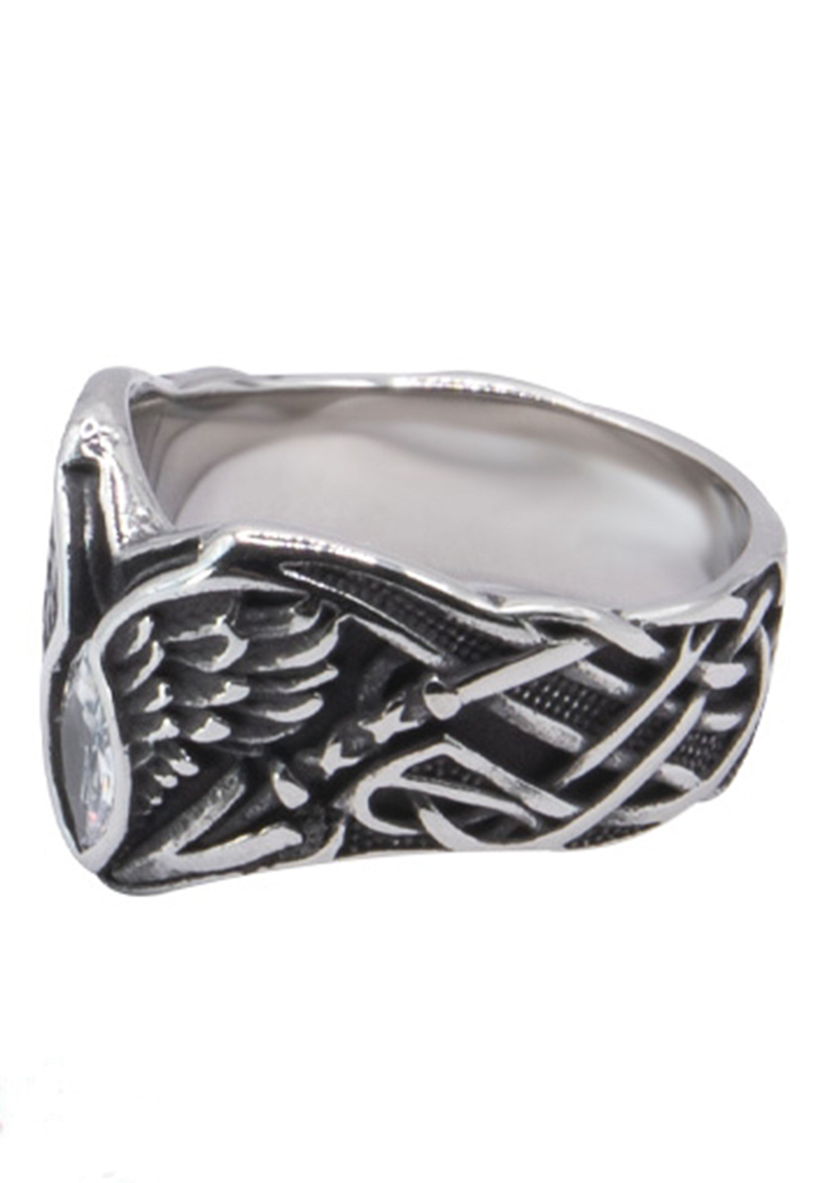 etNox - White Wing mit Stein - Ring | Neutral-Image