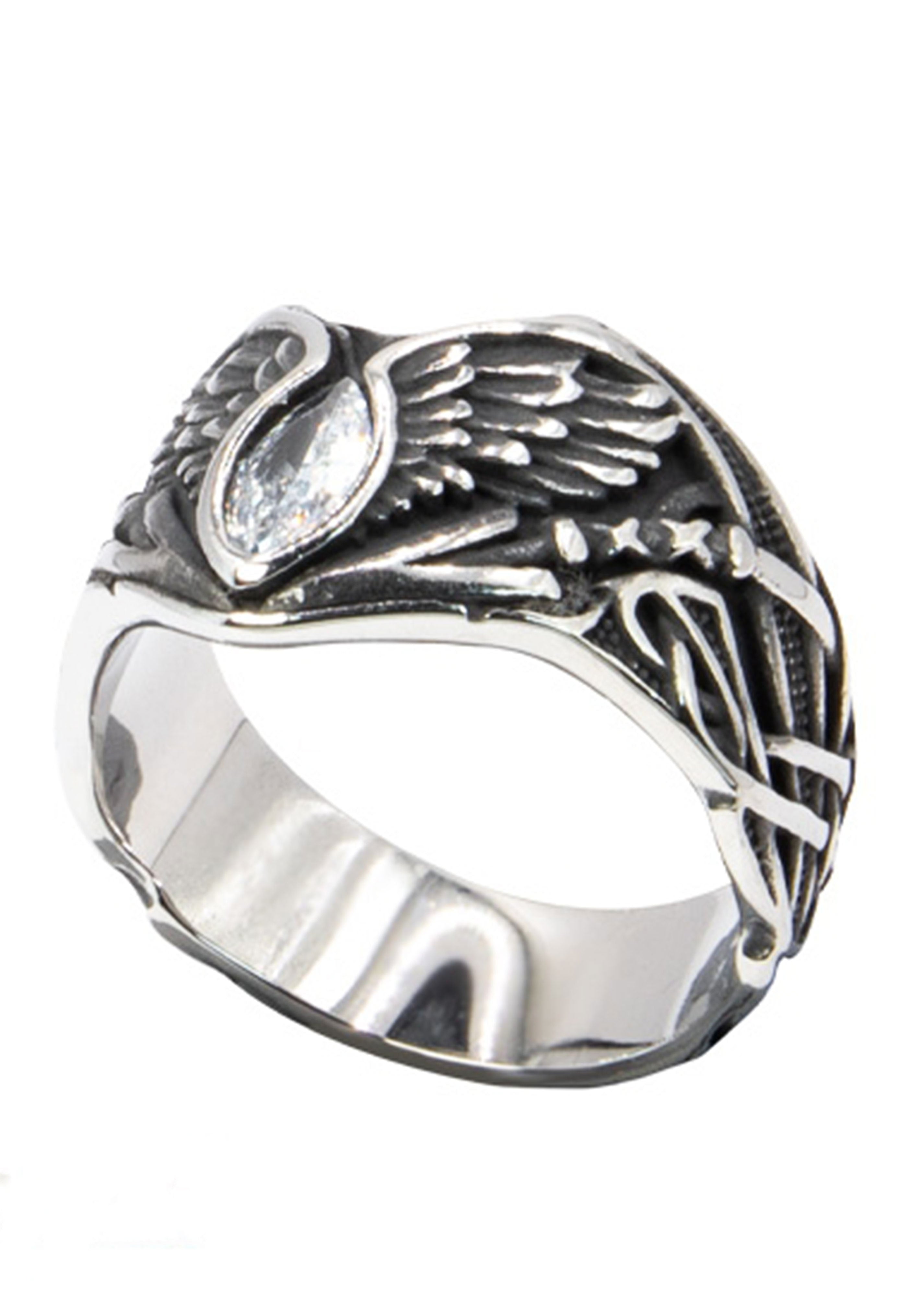 etNox - White Wing mit Stein - Ring | Neutral-Image