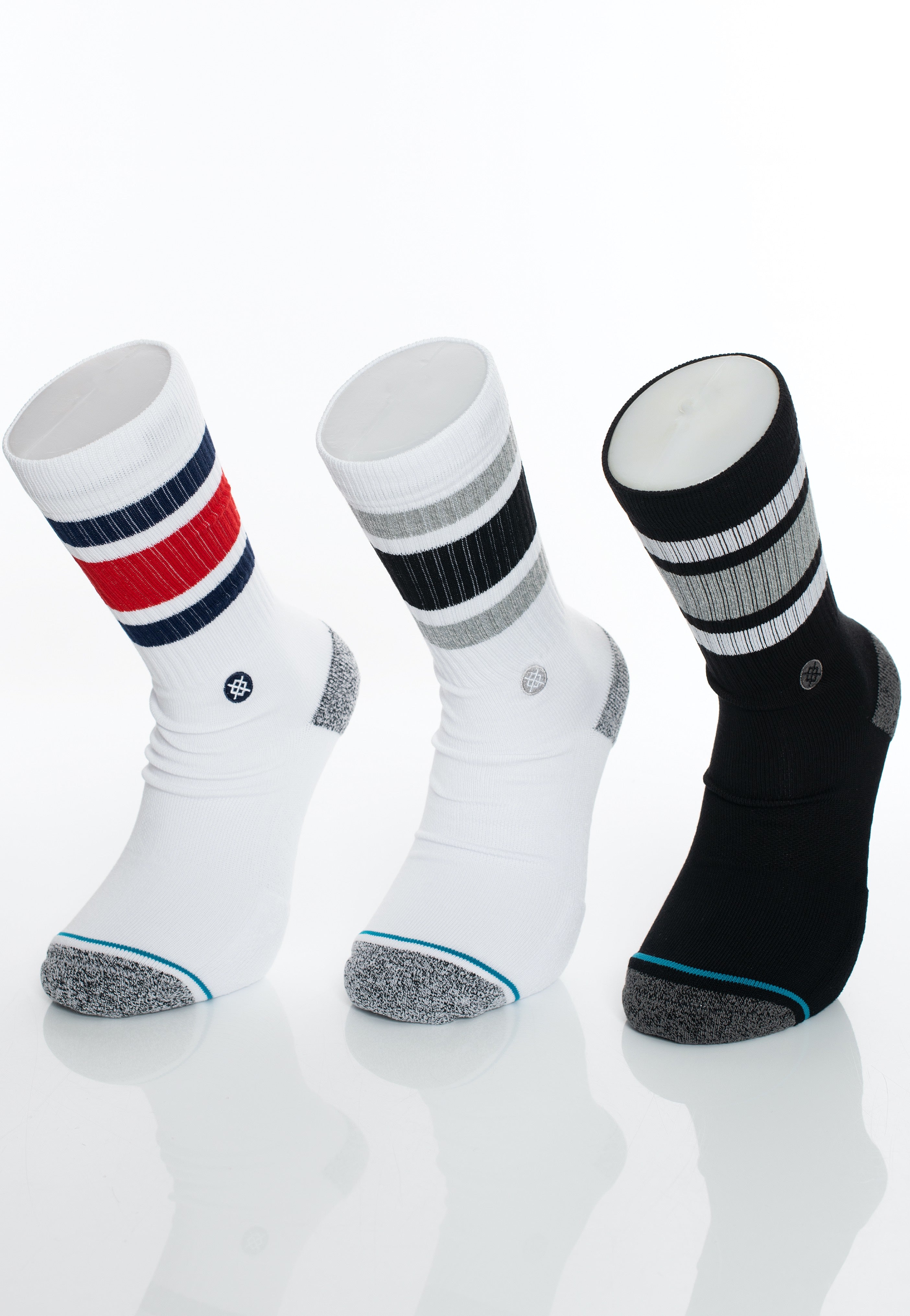 Stance - The Boyd Pack Of 3 Multi - Socks | Neutral-Image