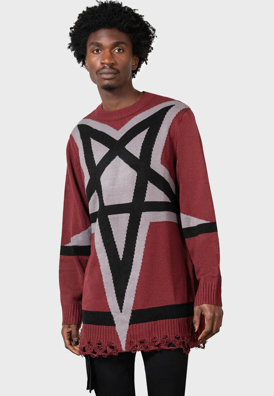 Killstar - Star Crux Knit Blood - Pullover | Men-Image