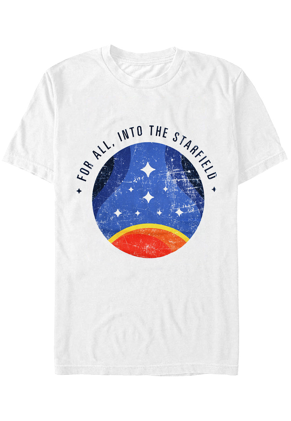 Starfield - For All Into The Starfield White - T-Shirt | Neutral-Image