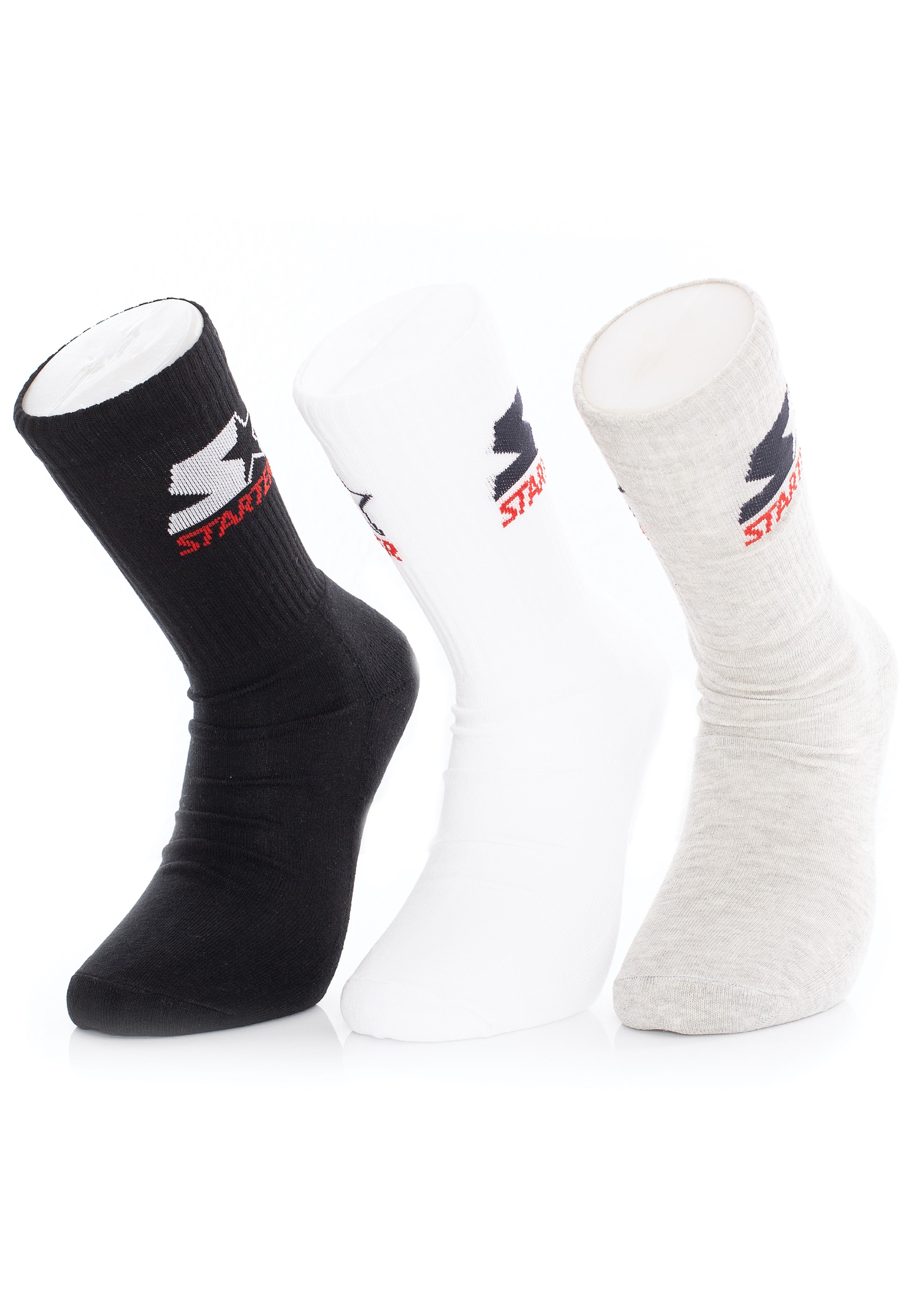 Starter - Crew Heathergrey/Black/White - Socks | Neutral-Image