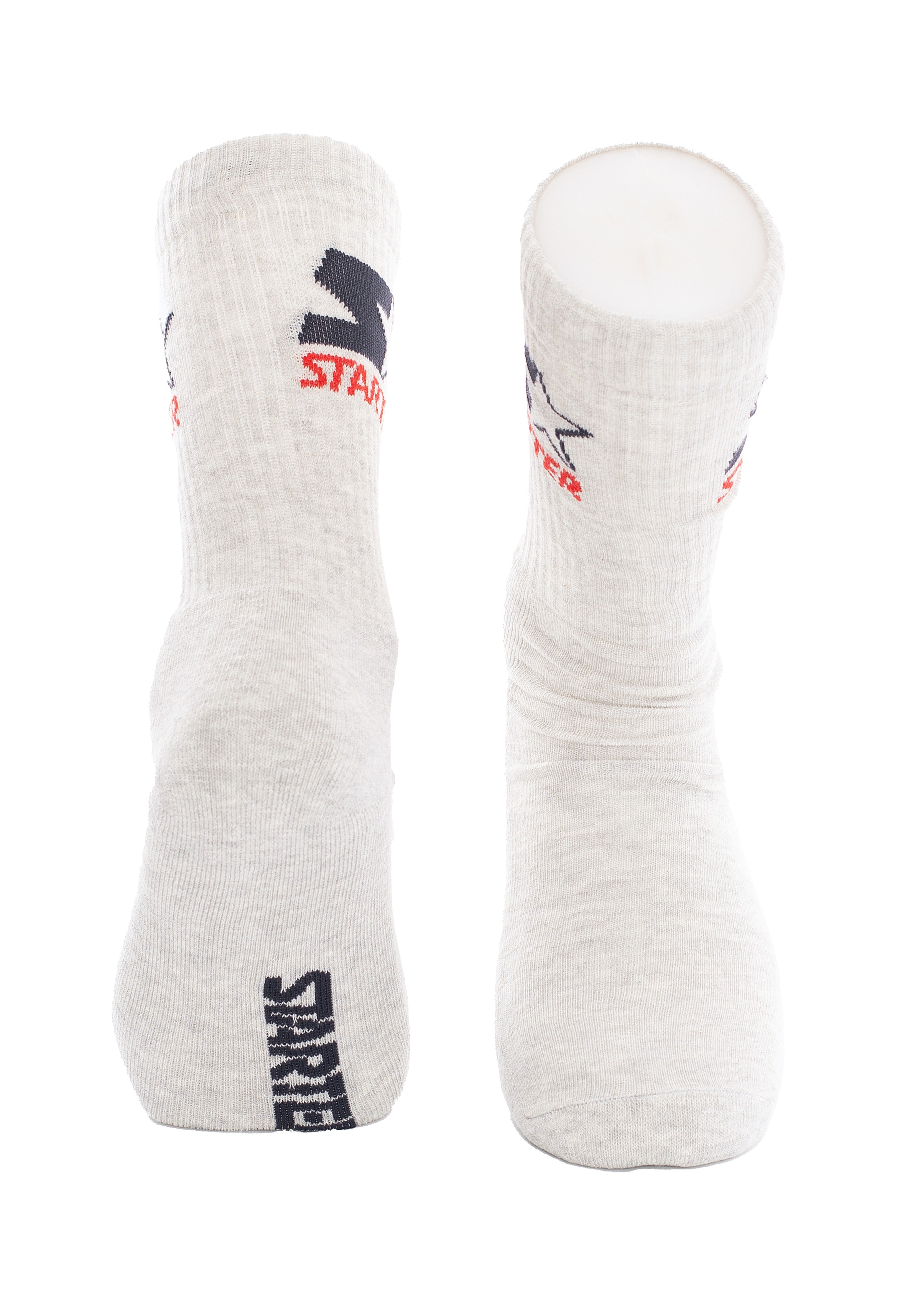 Starter - Crew Heathergrey/Black/White - Socks | Neutral-Image