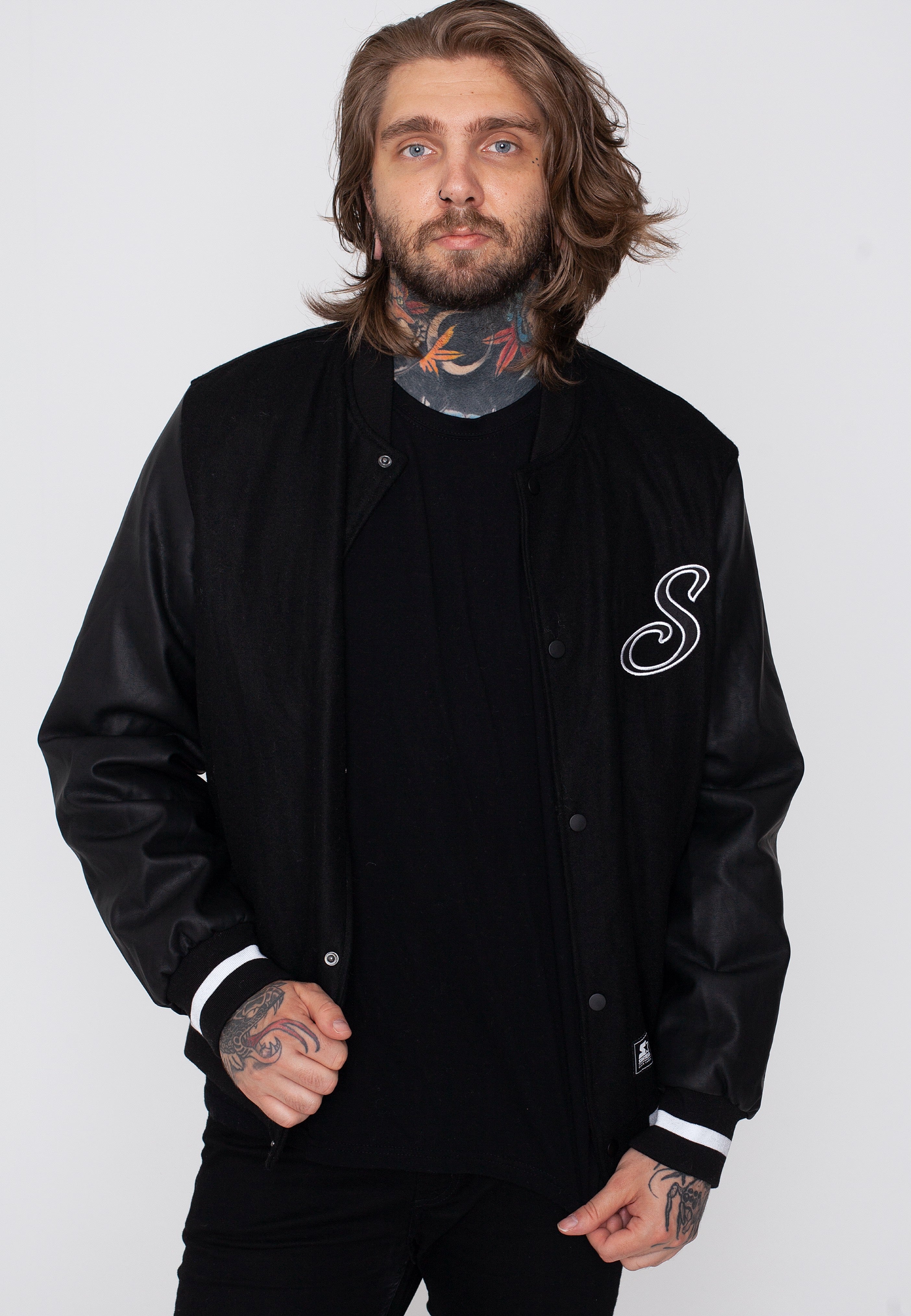 Starter - Script College Black - College Jacket | Men-Image