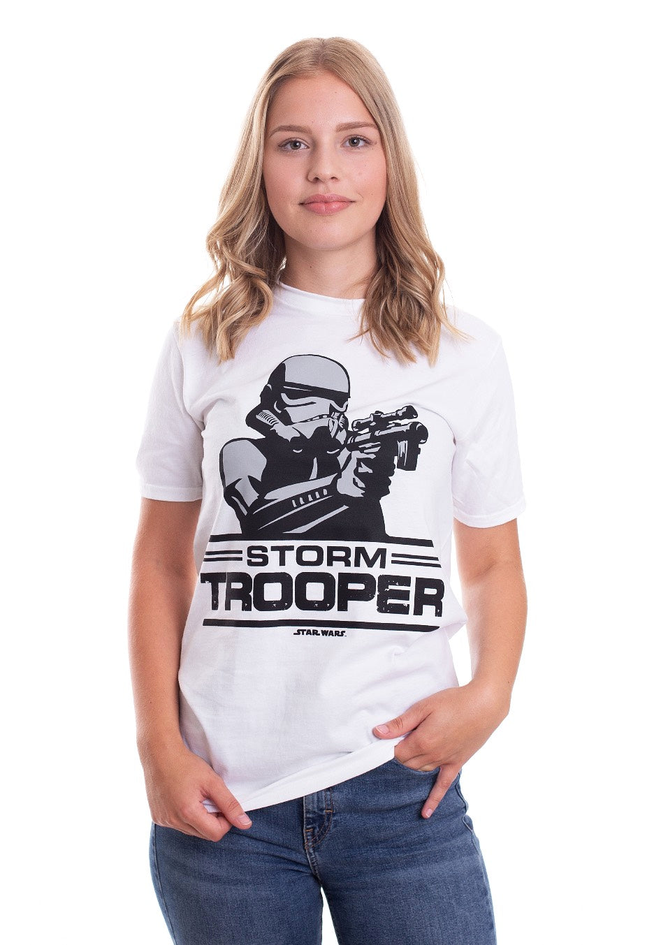 Star Wars - Aiming Stormtrooper White - T-Shirt | Women-Image