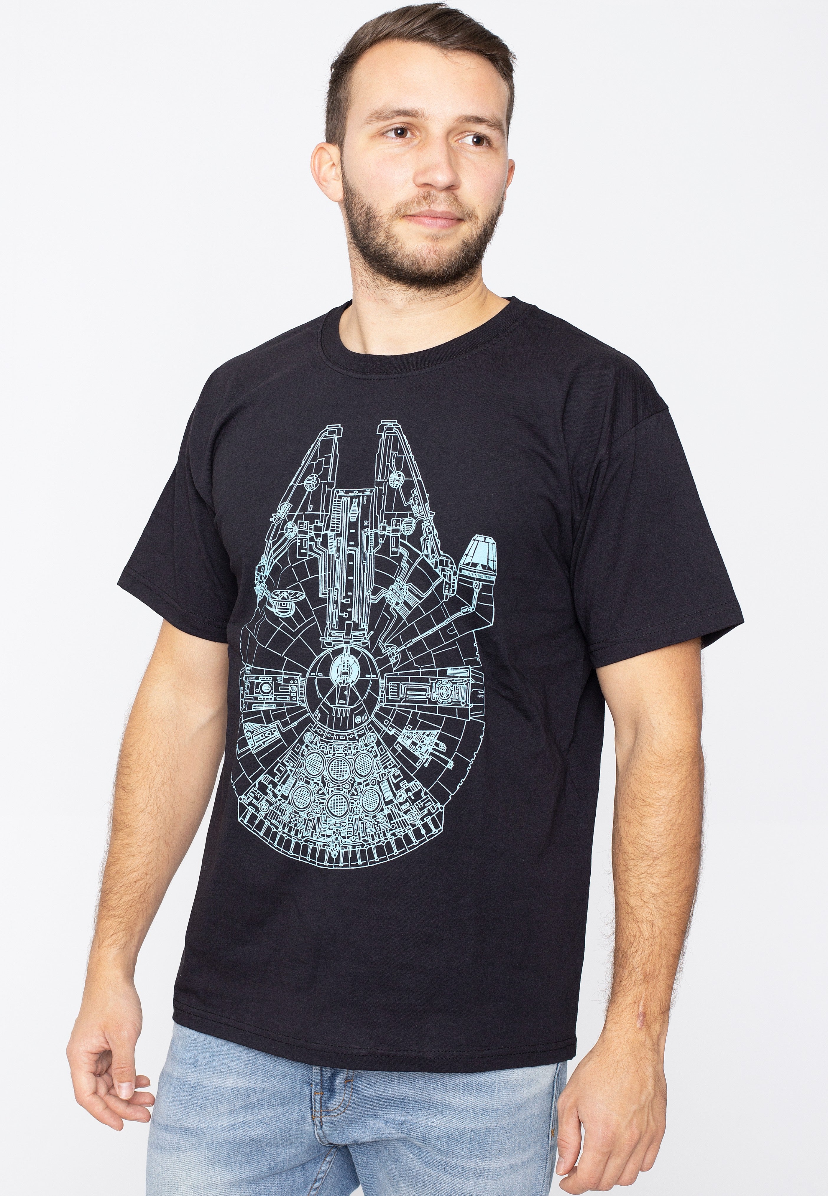 Star Wars - Blue Falcon - T-Shirt | Men-Image