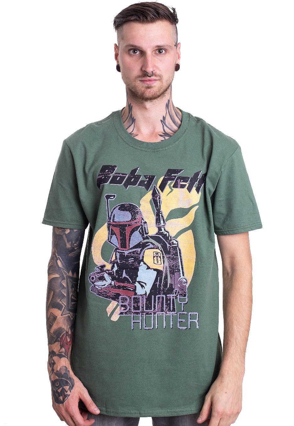 Star Wars - Boba Fett Bounty Hunter Green - T-Shirt | Men-Image