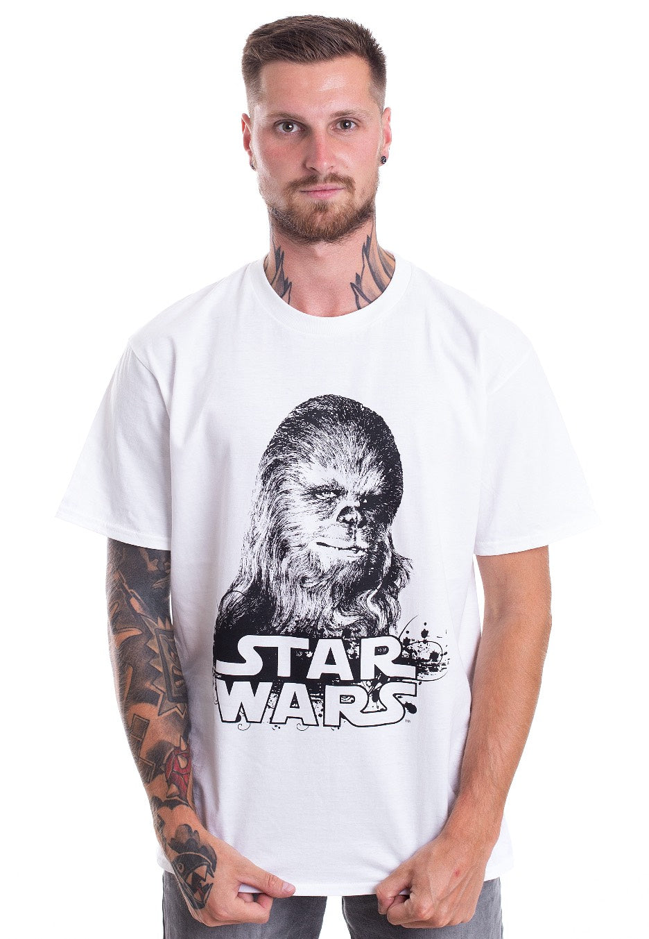 Star Wars - Chewbacca White - T-Shirt | Men-Image