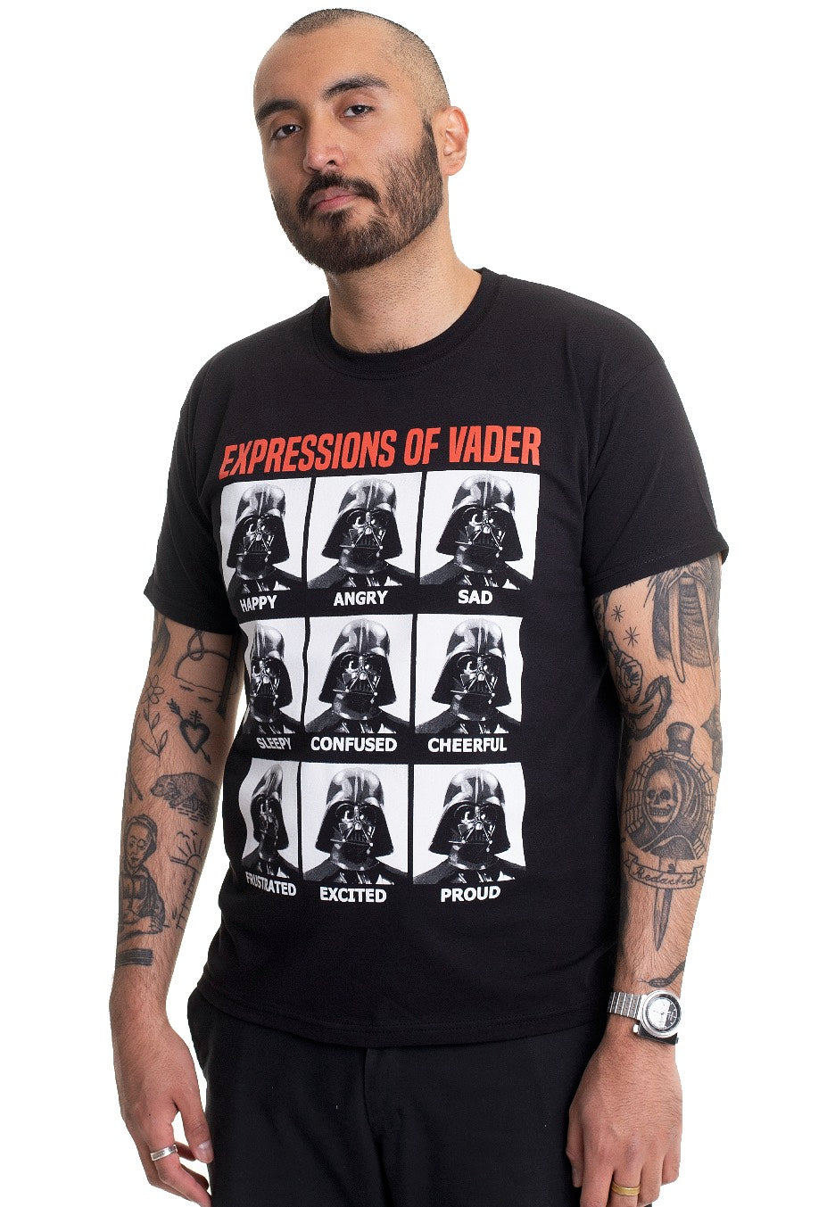 Star Wars - Expressions Of Vader - T-Shirt | Men-Image