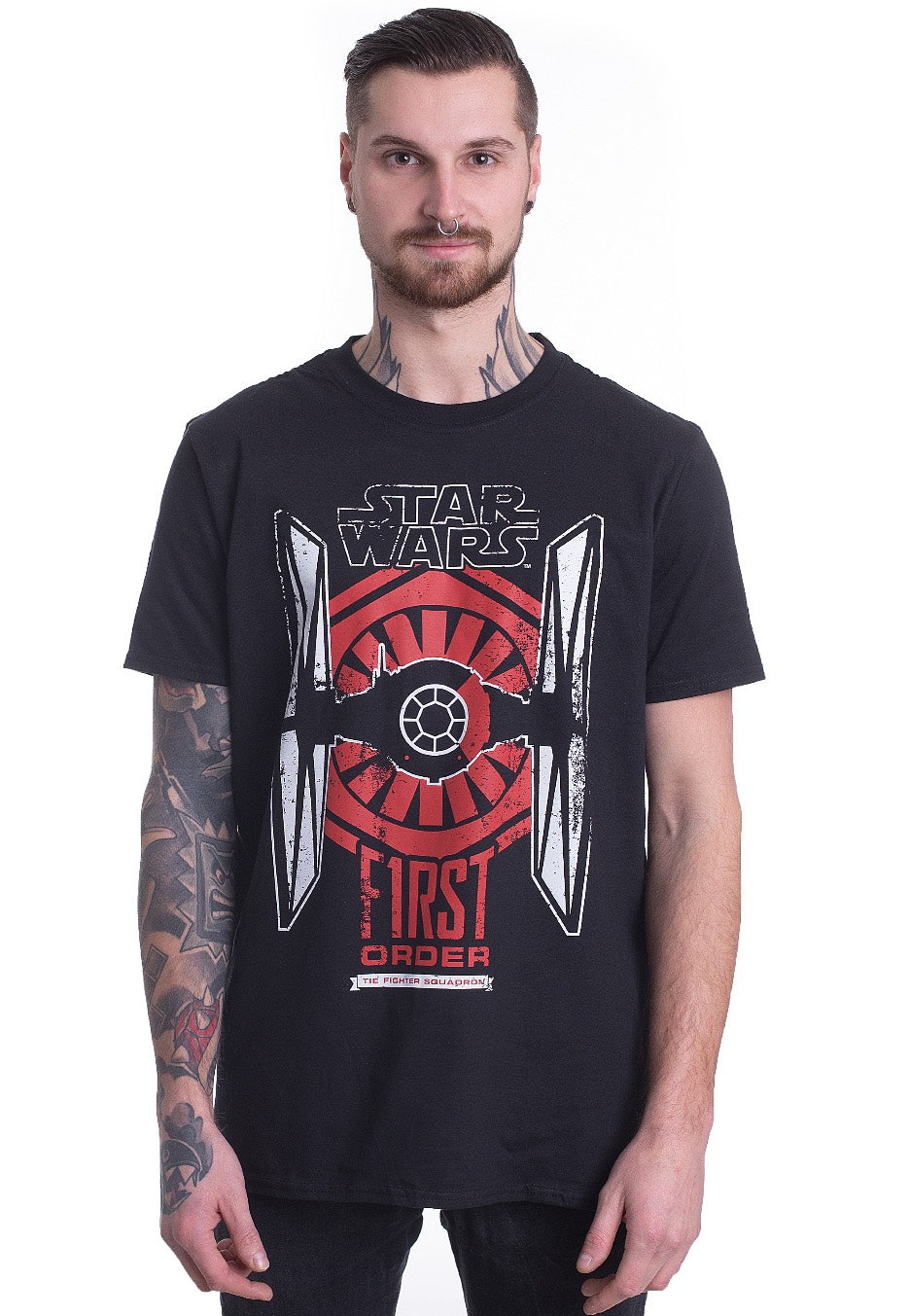 Star Wars - First Order Distressed - T-Shirt | Men-Image