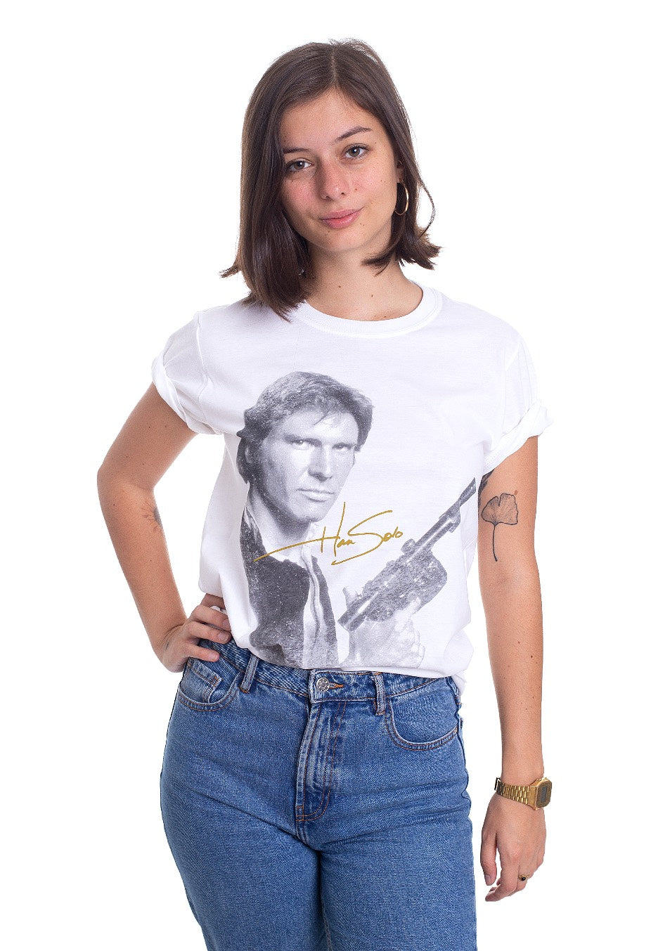 Han solo fashion white shirt