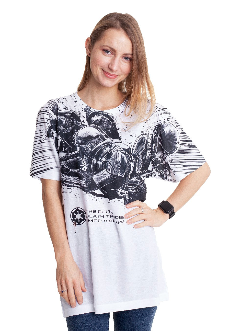 Star Wars - Imperial Army Allover White - T-Shirt | Women-Image