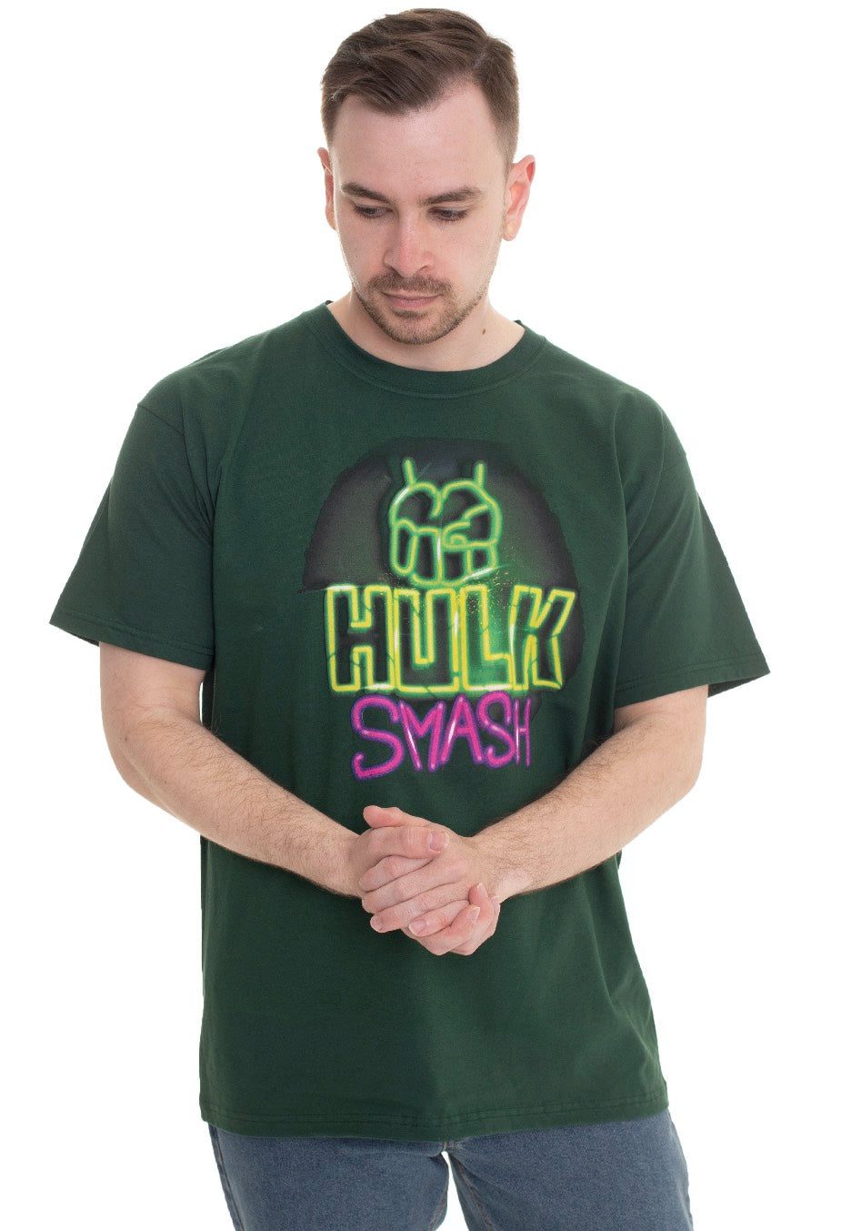 Hulk - Neon Hulk Smash Green - T-Shirt | Men-Image