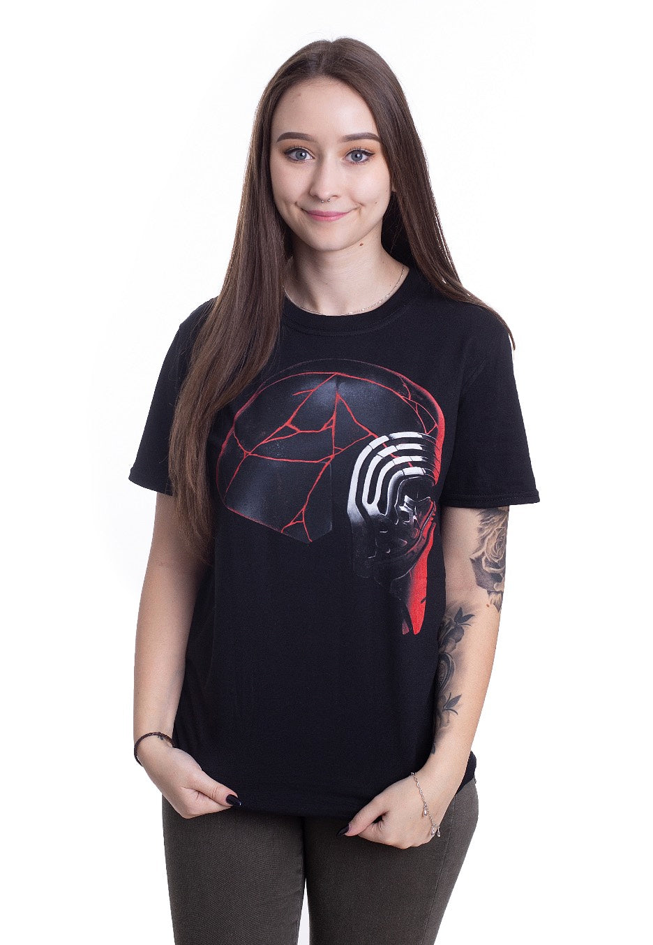 Star Wars: The Rise Of Skywalker - Kylo Red Helmet - T-Shirt | Women-Image