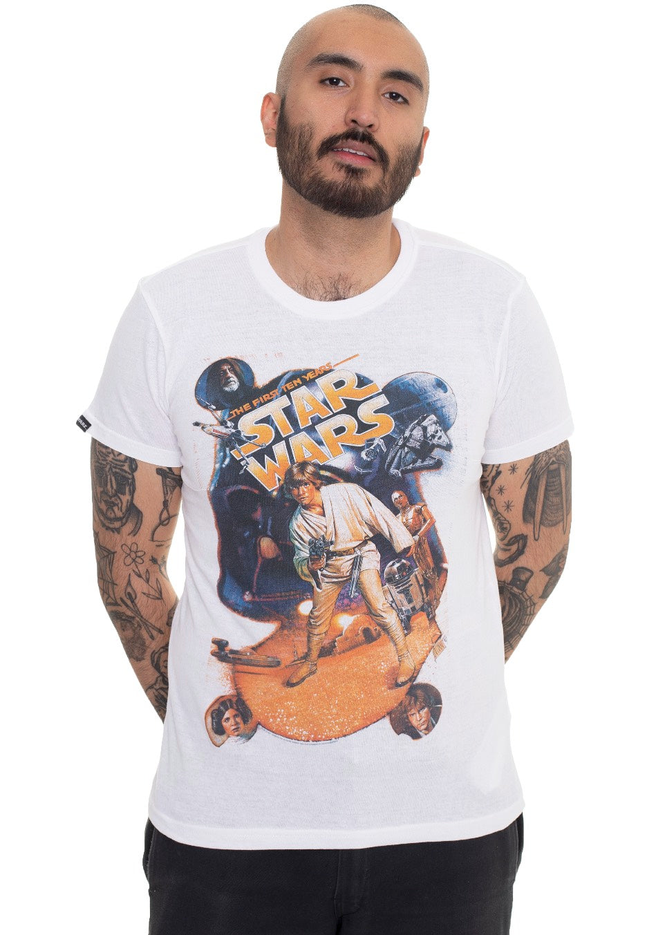 Star Wars - Luke Poster White - T-Shirt | Men-Image