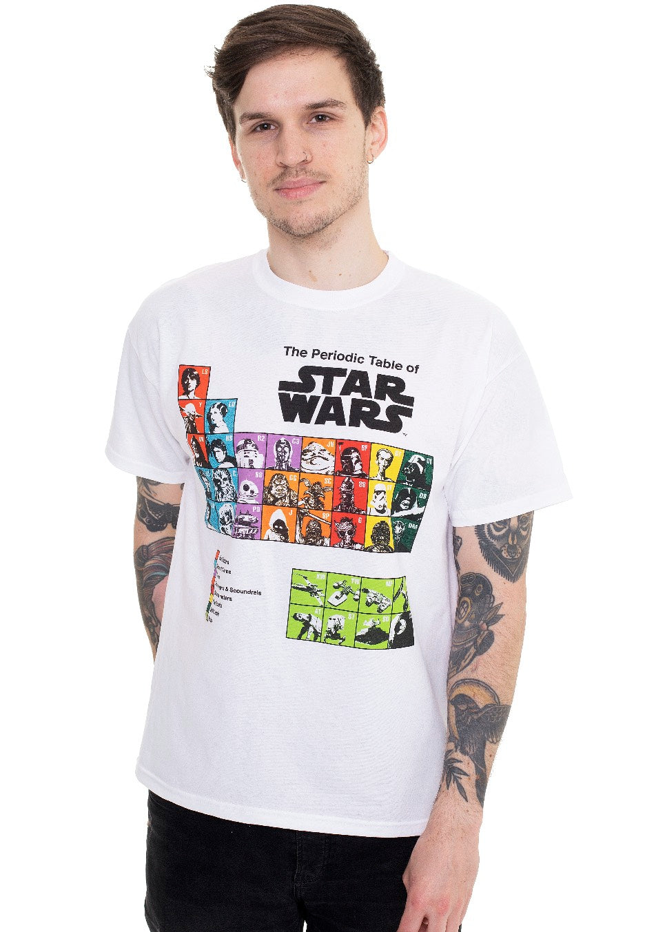 Star Wars - Periodic Table White - T-Shirt | Men-Image