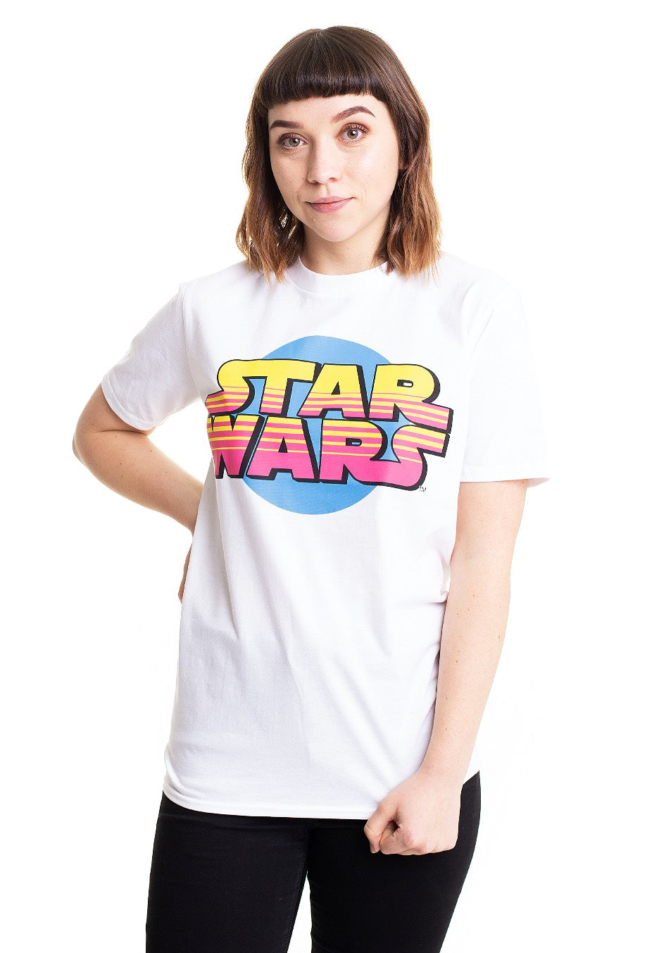 Star Wars - Retro Logo White - T-Shirt | Women-Image