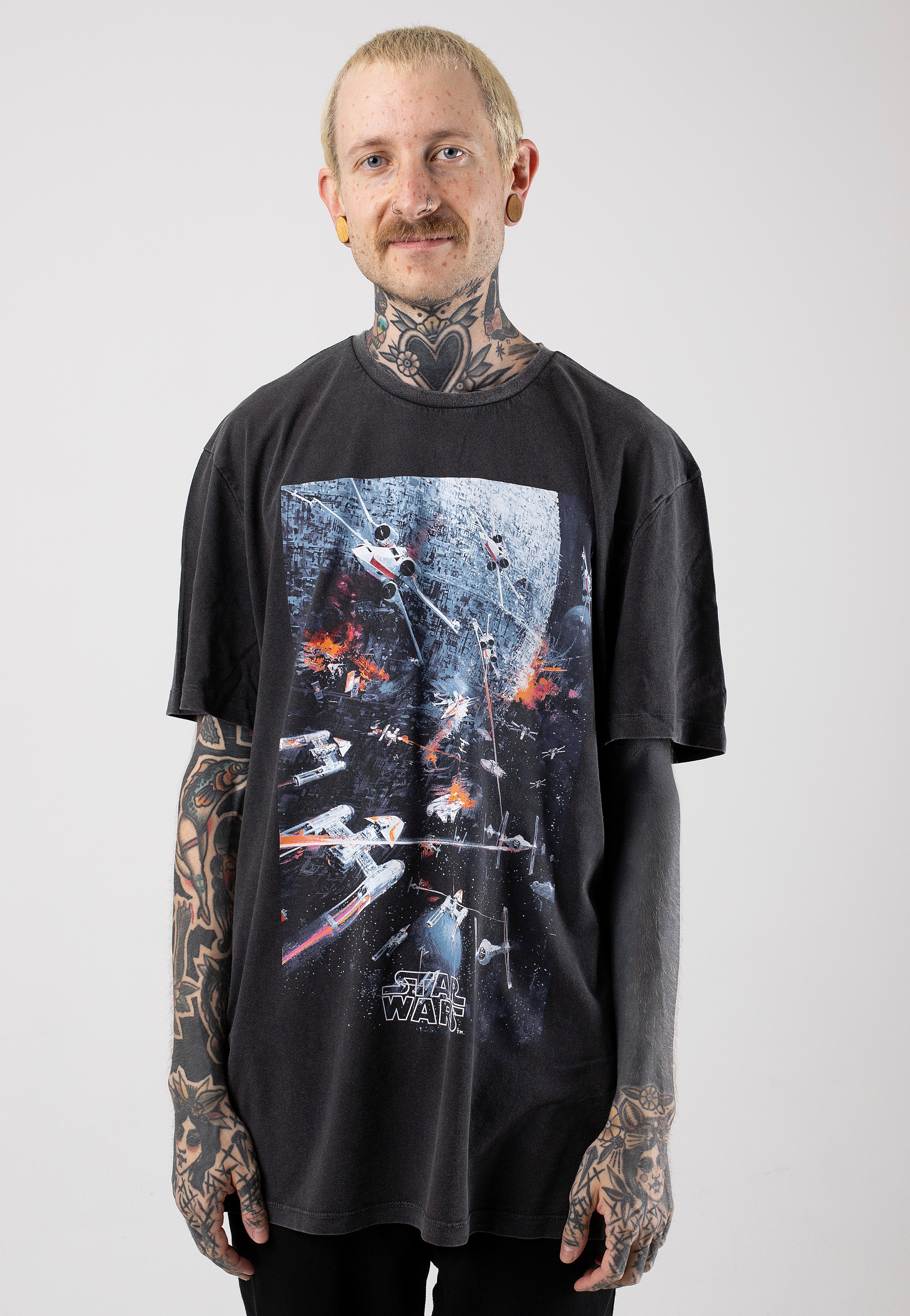 Star Wars - Space War Vintage Wash - T-Shirt | Men-Image